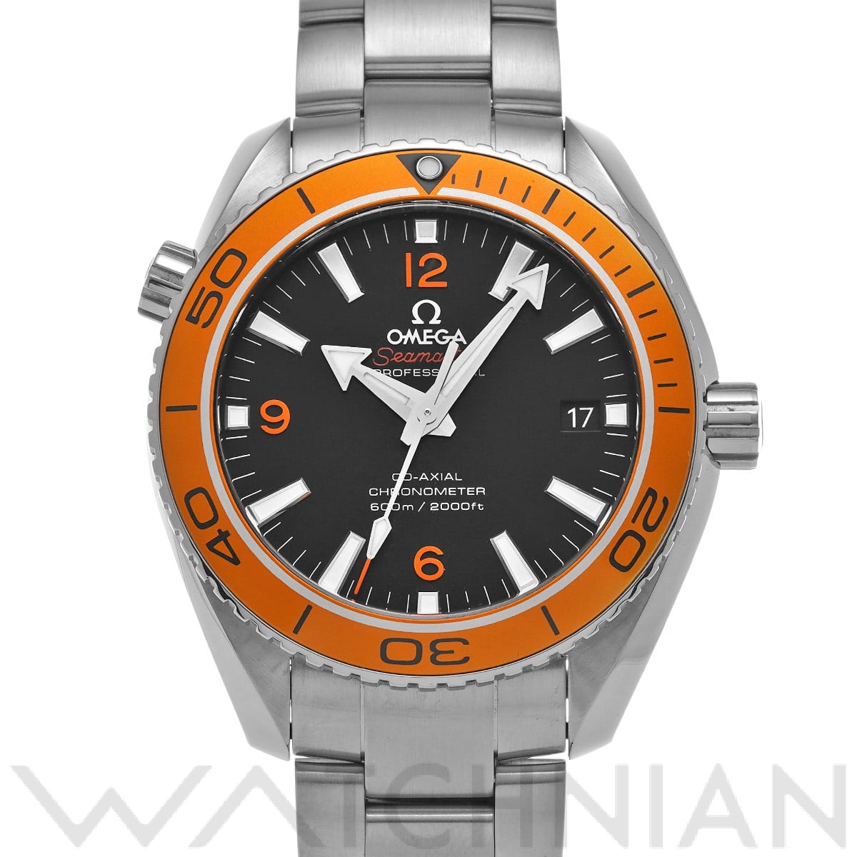 オメガ シーマスター プラネットオーシャン 600 コーアクシャル 232.30.42.21.01.002 ブラック メンズ 時計 【中古】【wristwatch】