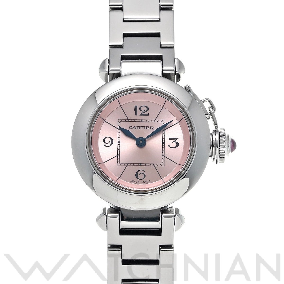 カルティエ ミスパシャ W3140008 ピンク レディース 時計 【中古】【wristwatch】