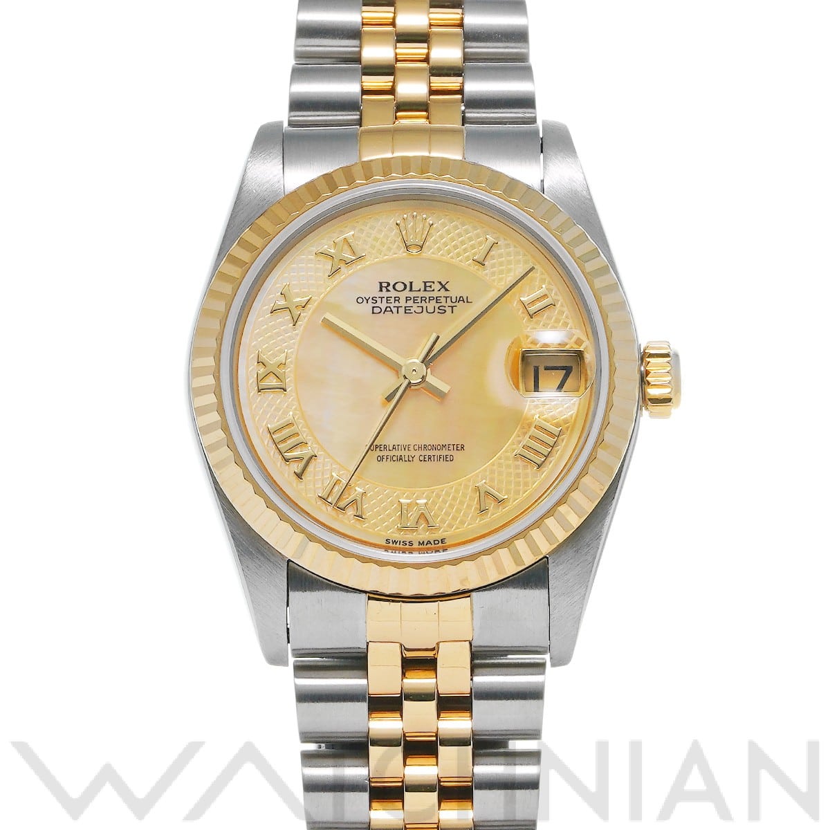 ロレックス デイトジャスト 78273NRD イエローシェル ユニセックス 時計 【中古】【wristwatch】