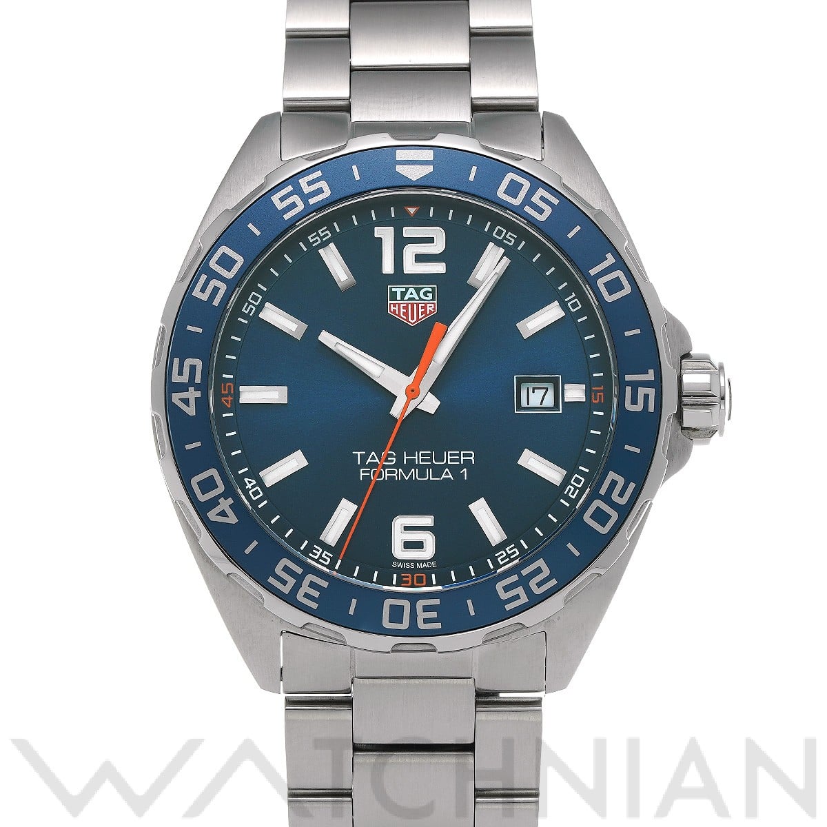 タグ ホイヤー フォーミュラ1 クォーツ WAZ1010.BA0842 ブルー メンズ 時計 【中古】【wristwatch】