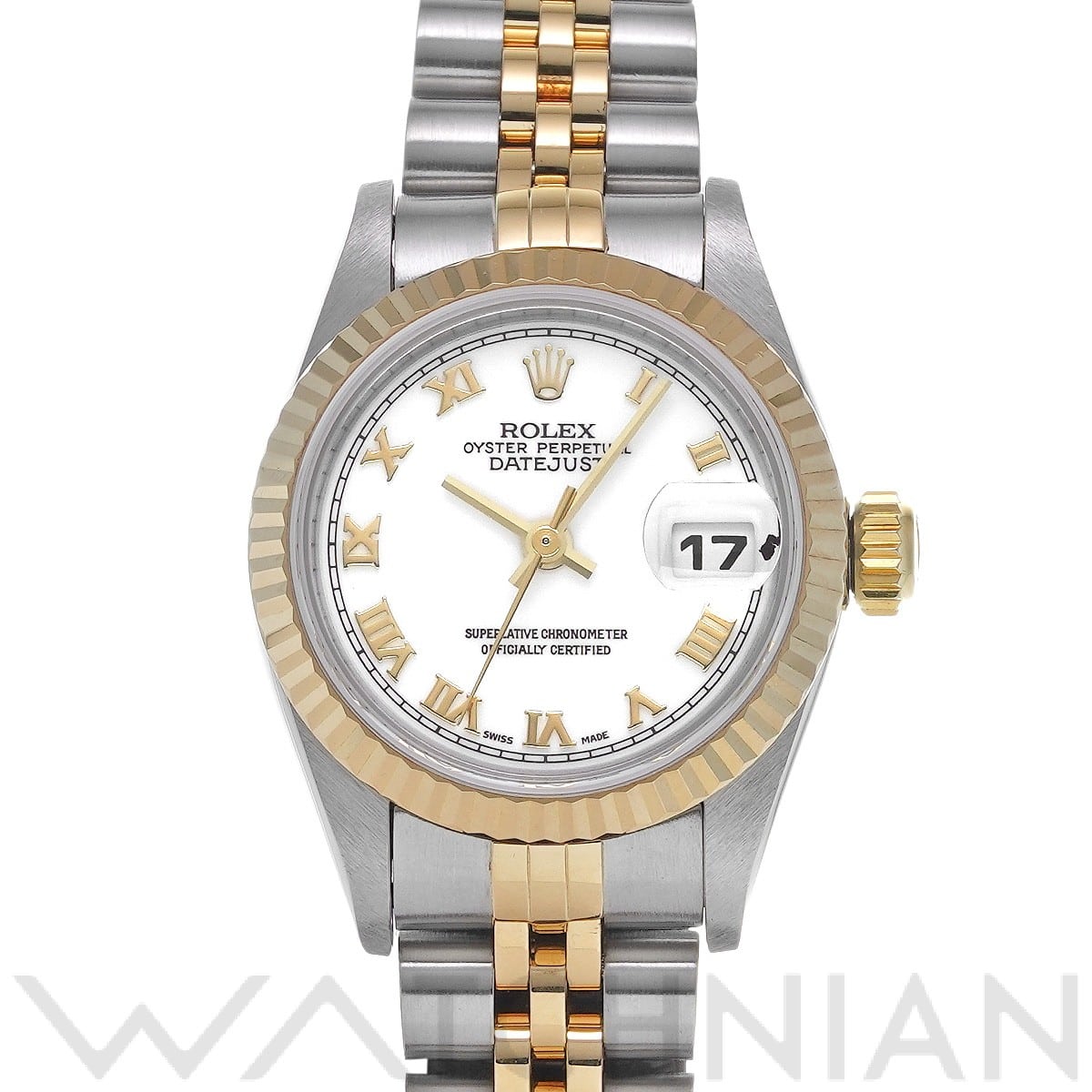 ロレックス デイトジャスト 79173 ホワイト レディース 時計 【中古】【wristwatch】