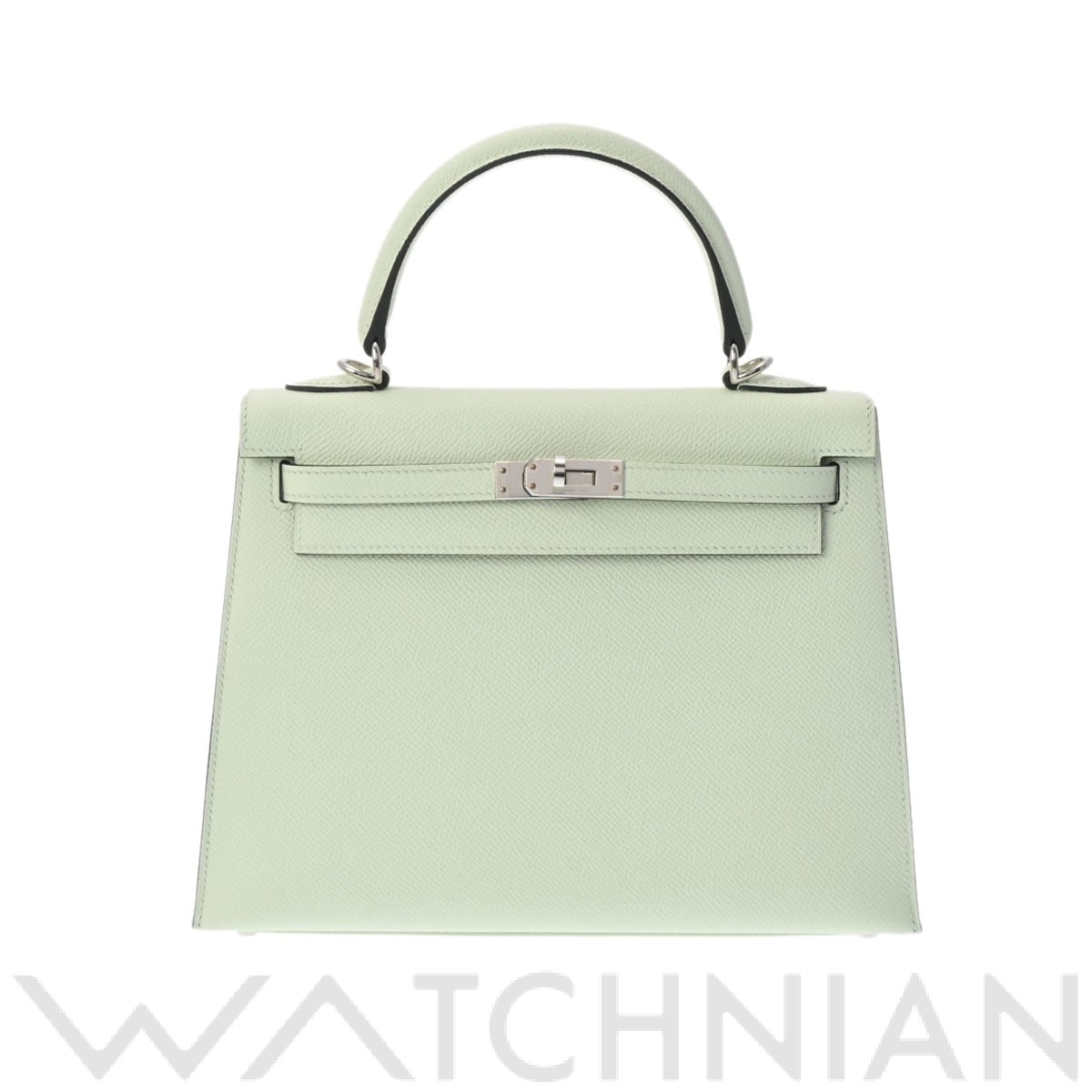 エルメス / HERMES ケリー 25 外縫い ヴェールフィズ/パラジウム金具 ヴォーエプソン レディース バッグ 【新品】【bag】