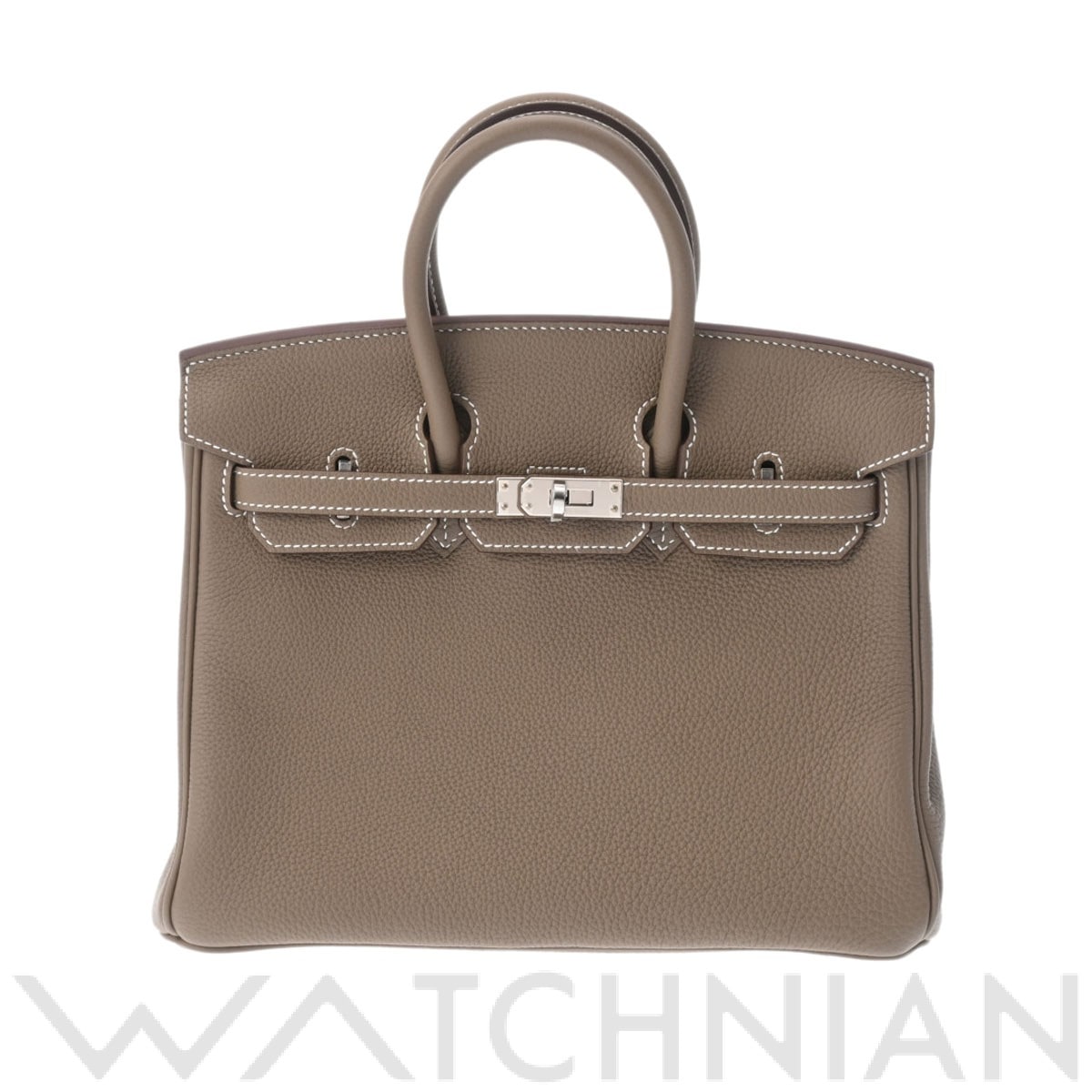 エルメス バーキン 25 エトゥープ/パラジウム金具 トゴ レディース バッグ 【新品】【bag】