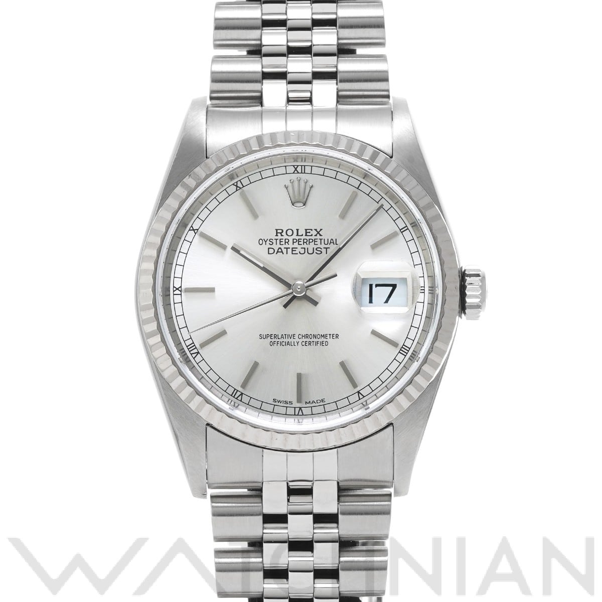 ロレックス デイトジャスト 16234 シルバー メンズ 時計 【中古】【wristwatch】