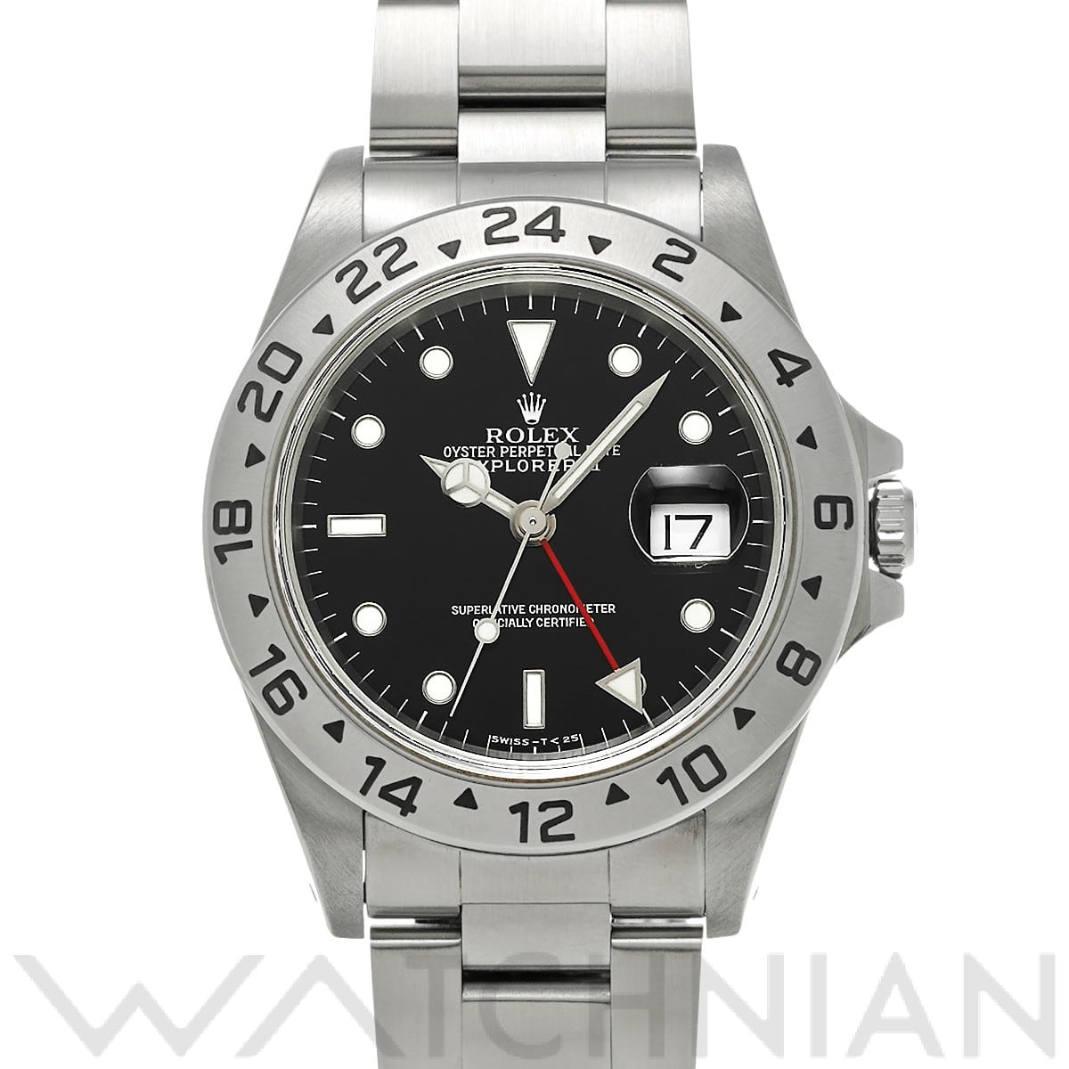 ロレックス エクスプローラーII 16570 ブラック メンズ 時計 【中古】【wristwatch】