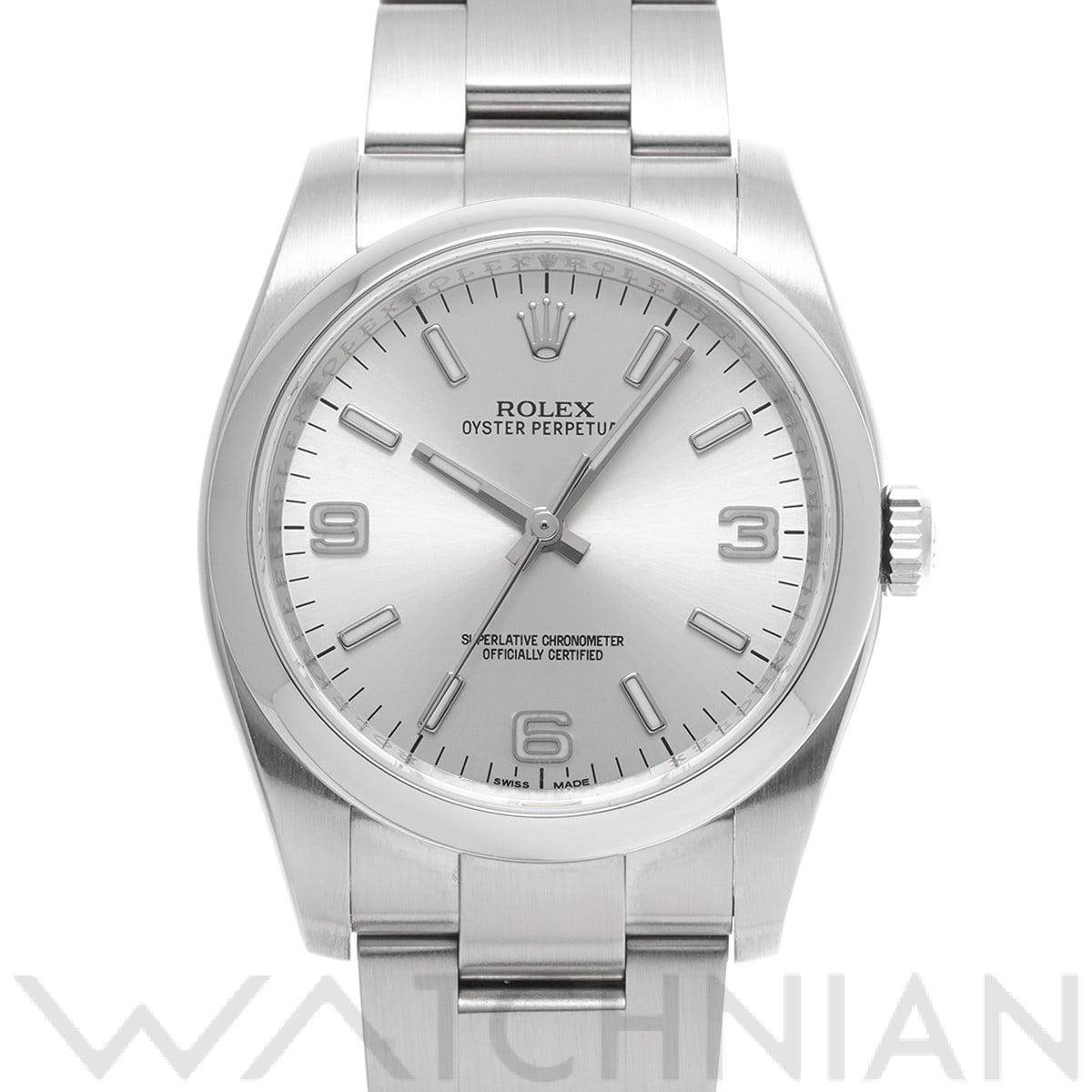 ロレックス オイスターパーペチュアル 36 116000 シルバー メンズ 時計 【中古】【wristwatch】