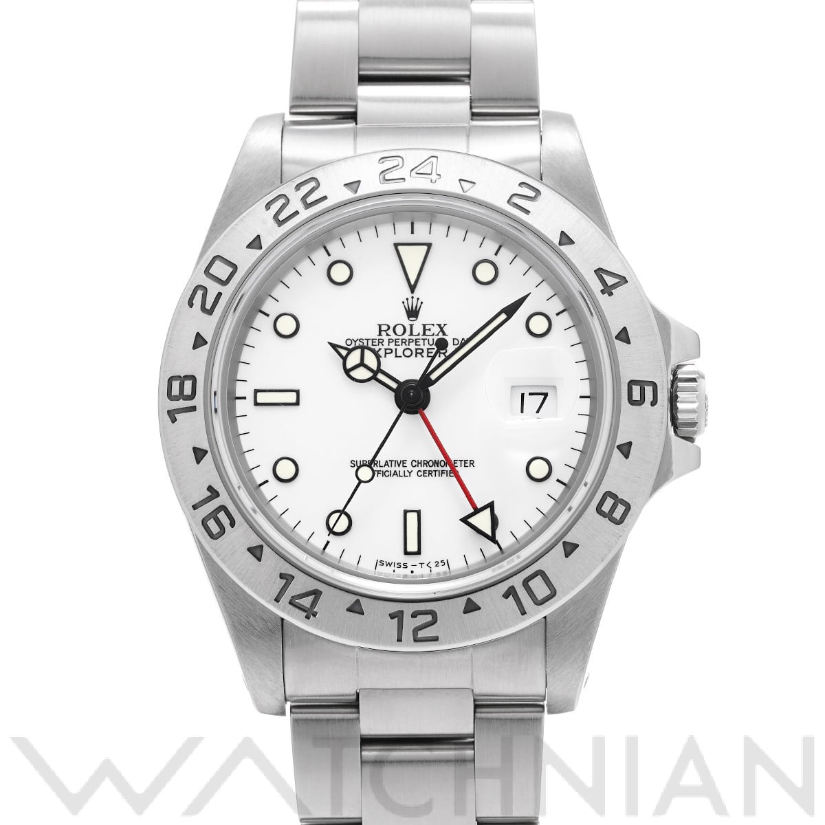 ロレックス エクスプローラーII 16570 ホワイト メンズ 時計 【中古】【wristwatch】