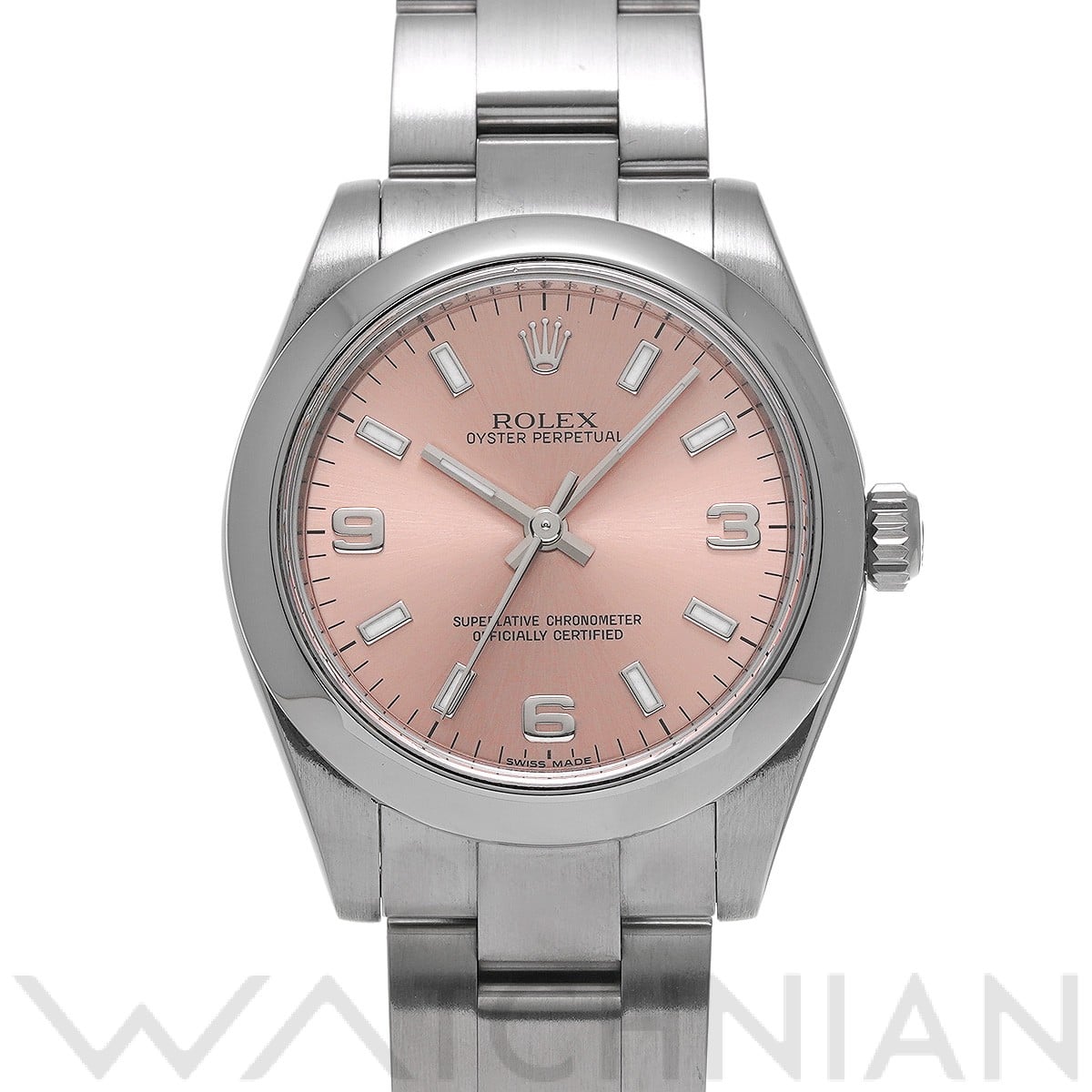 ロレックス オイスターパーペチュアル 31 177200 ピンク ユニセックス 時計 【中古】【wristwatch】