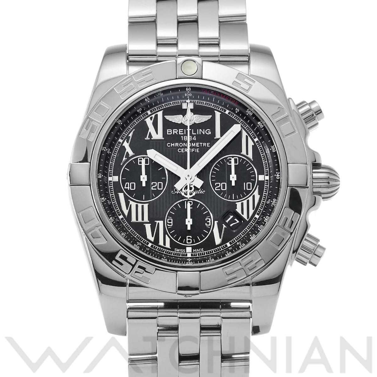 ブライトリング クロノマット 44 AB011012/B956 ブラック メンズ 時計 【中古】【wristwatch】