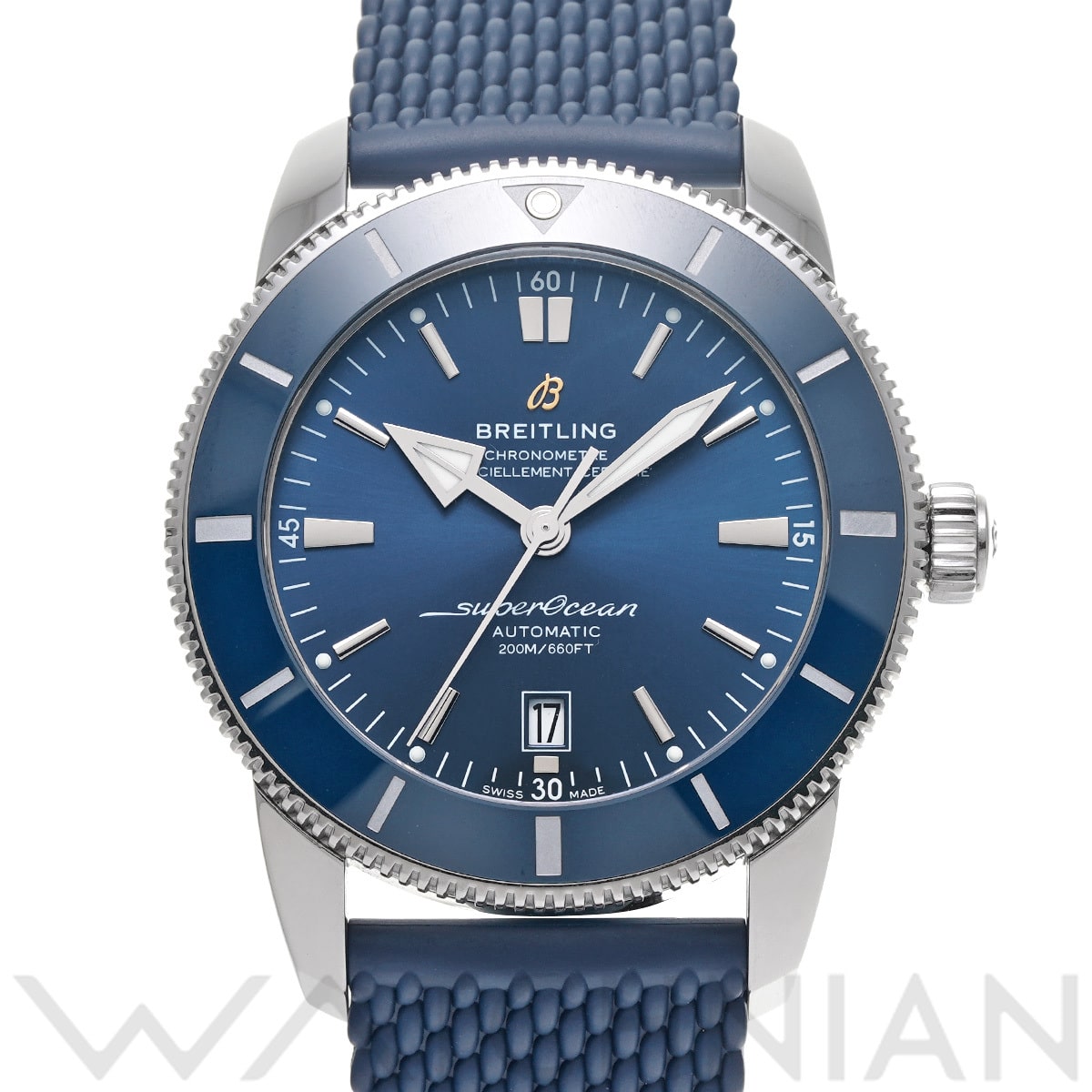 ブライトリング スーパーオーシャン ヘリテージ B20 オートマチック 46 AB2020161C1S1 ブルー メンズ 時計 【中古】【wristwatch】