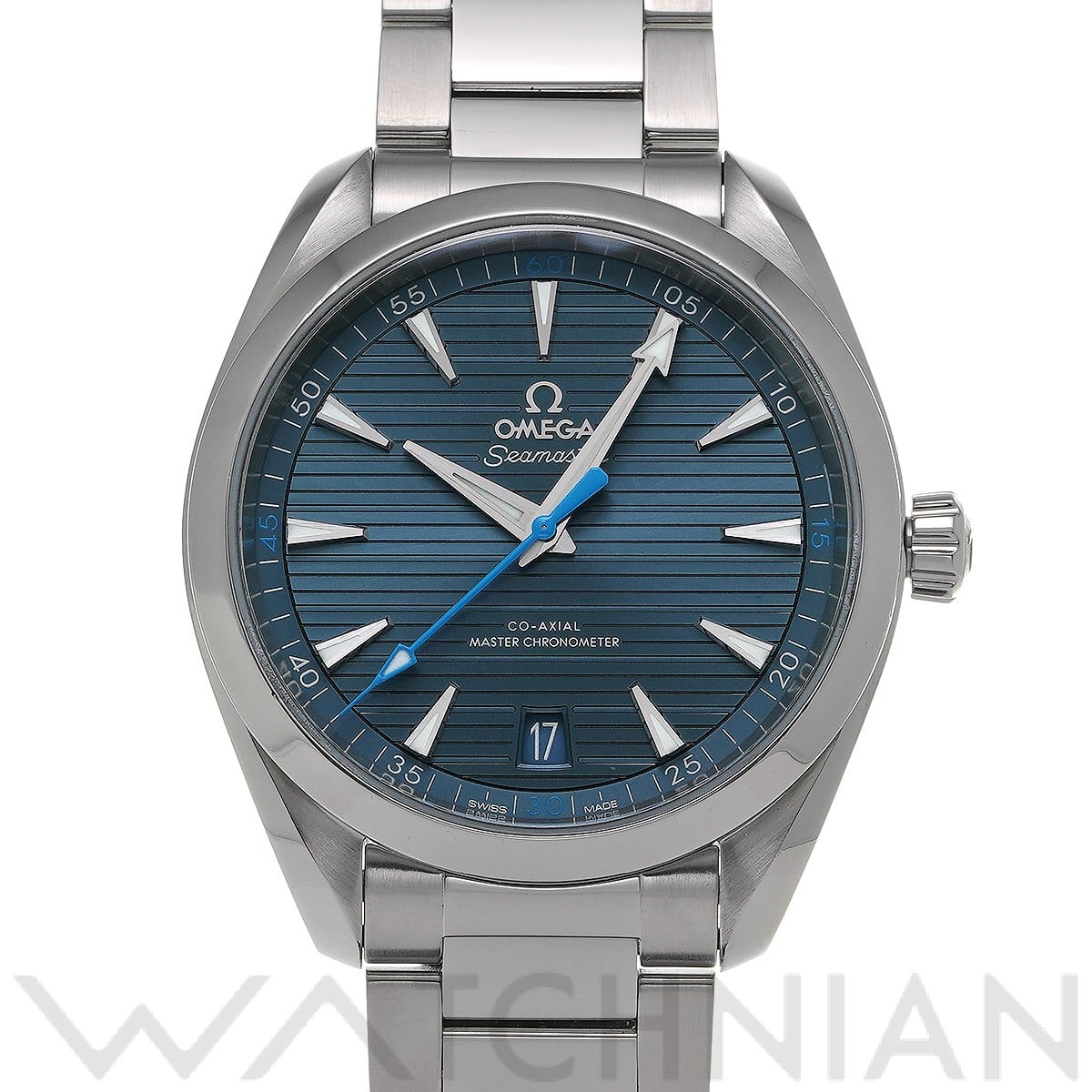 オメガ / OMEGA シーマスター アクアテラ コーアクシャル マスタークロノメーター 220.10.41.21.03.002 ブルー メンズ 時計 【中古】【wristwatch】
