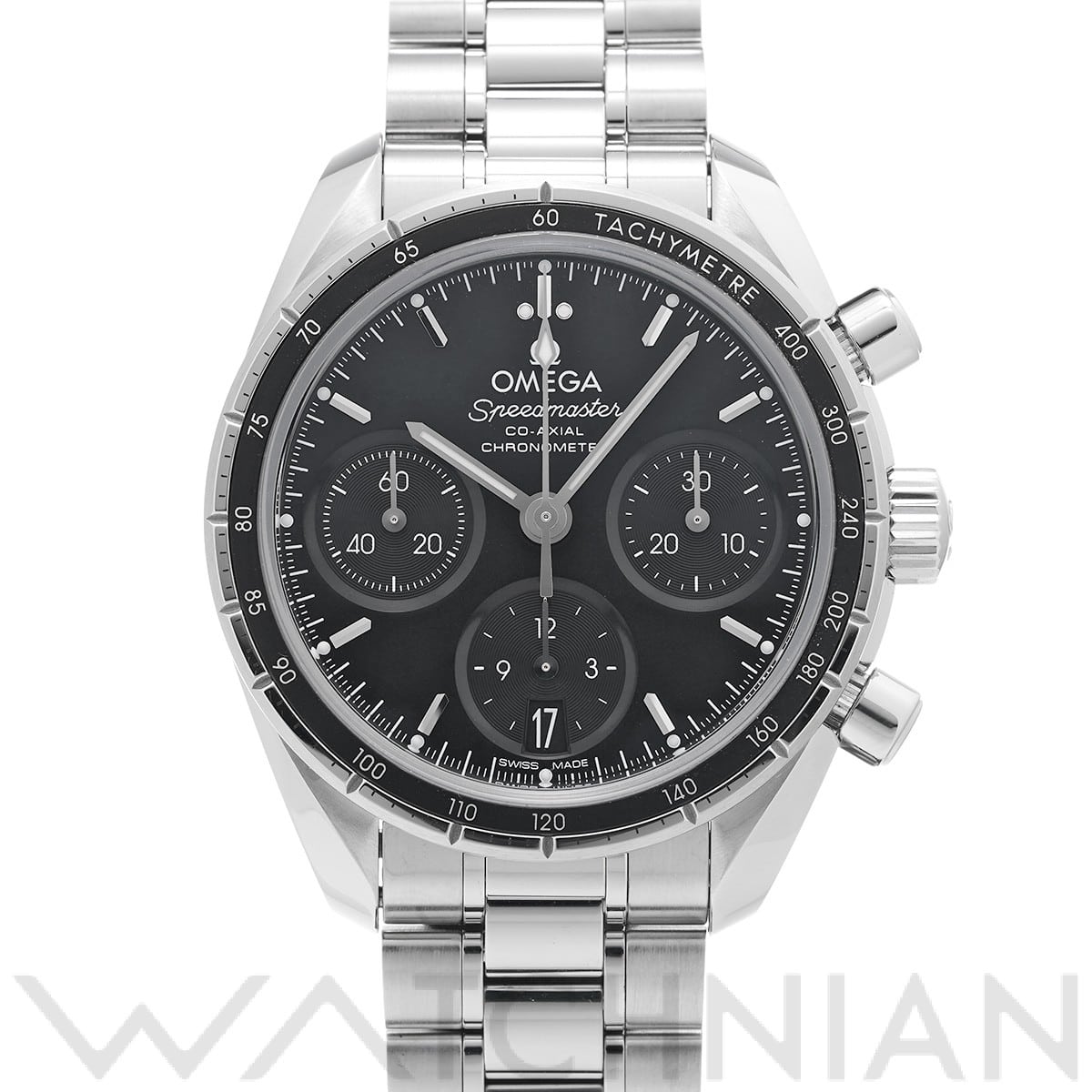 オメガ スピードマスター 38 コーアクシャル 324.30.38.50.01.001 ブラック ユニセックス 時計 【中古】【wristwatch】