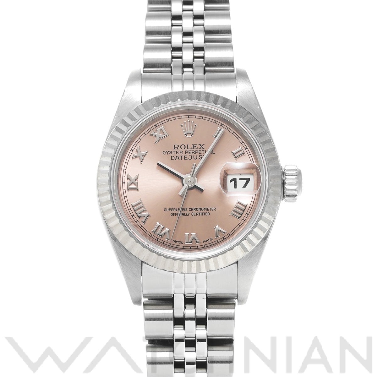 ロレックス デイトジャスト 69174 ピンク レディース 時計 【中古】【wristwatch】