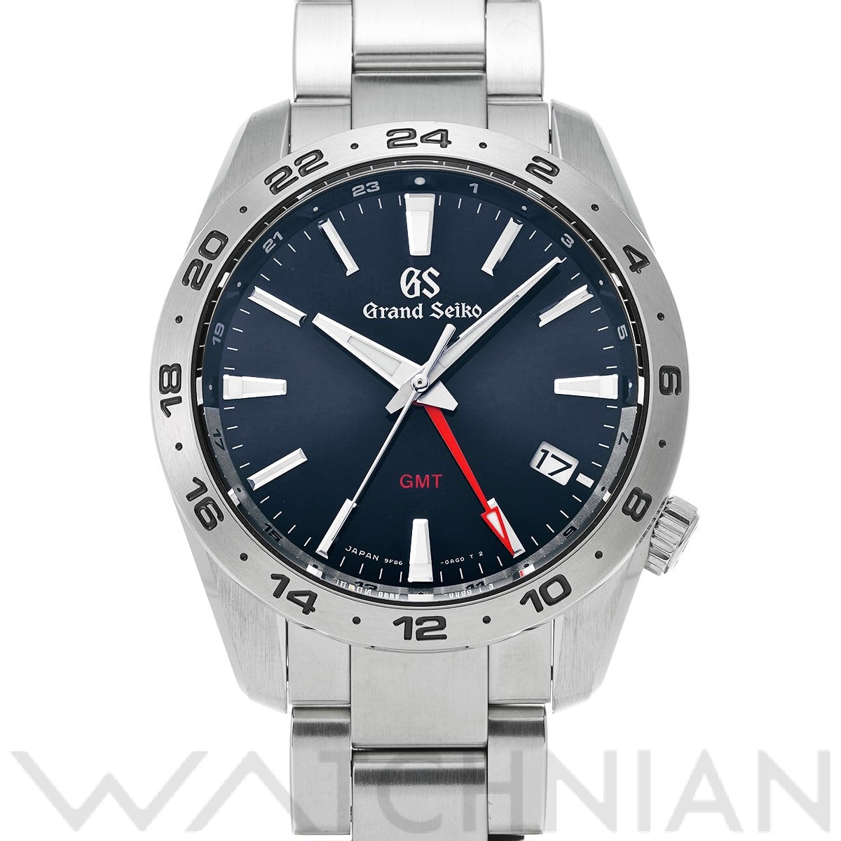 グランドセイコー スポーツコレクション クォーツ GMT SBGN029 ネイビー メンズ 時計 【中古】【wristwatch】