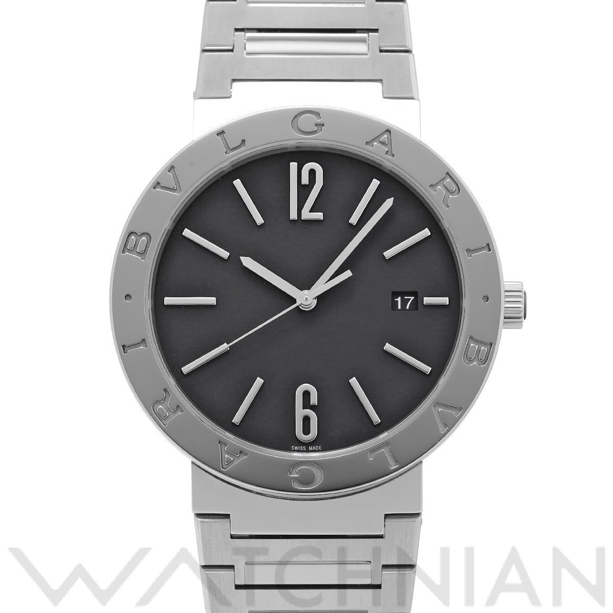 ブルガリ ブルガリブルガリ BB41S ブラック メンズ 時計 【中古】【wristwatch】