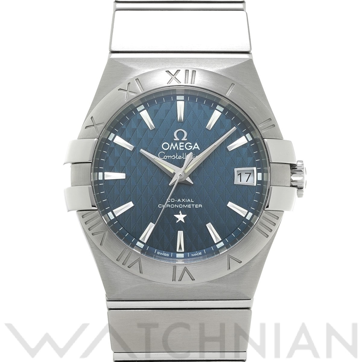 オメガ コンステレーション コーアクシャル 123.10.35.20.03.002 ブルー メンズ 時計 【中古】【wristwatch】