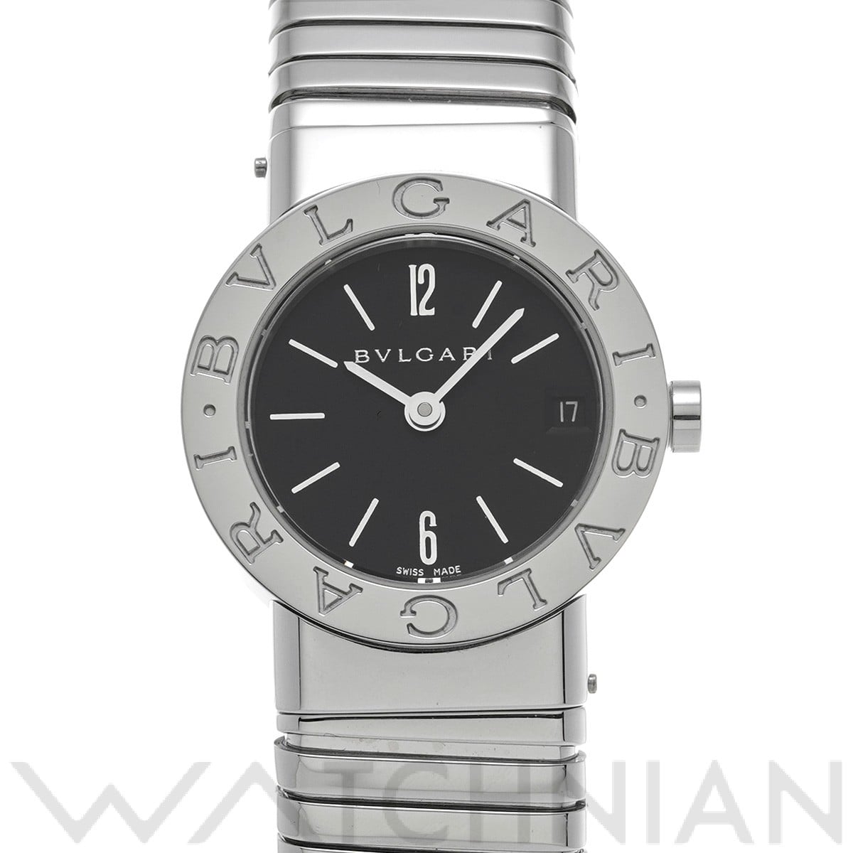 ブルガリ ブルガリブルガリ トゥボガス BB232TS ブラック レディース 時計 【中古】【wristwatch】