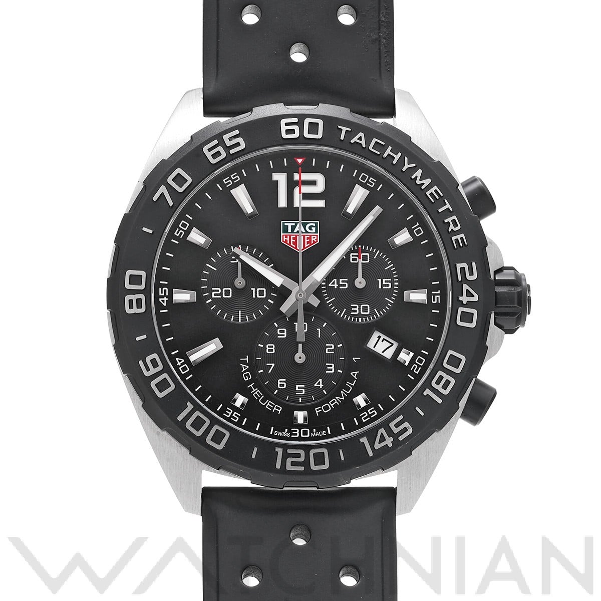 タグ ホイヤー フォーミュラ1 クォーツ クロノグラフ CAZ1010.FT8024 ブラック メンズ 時計 【中古】【wristwatch】