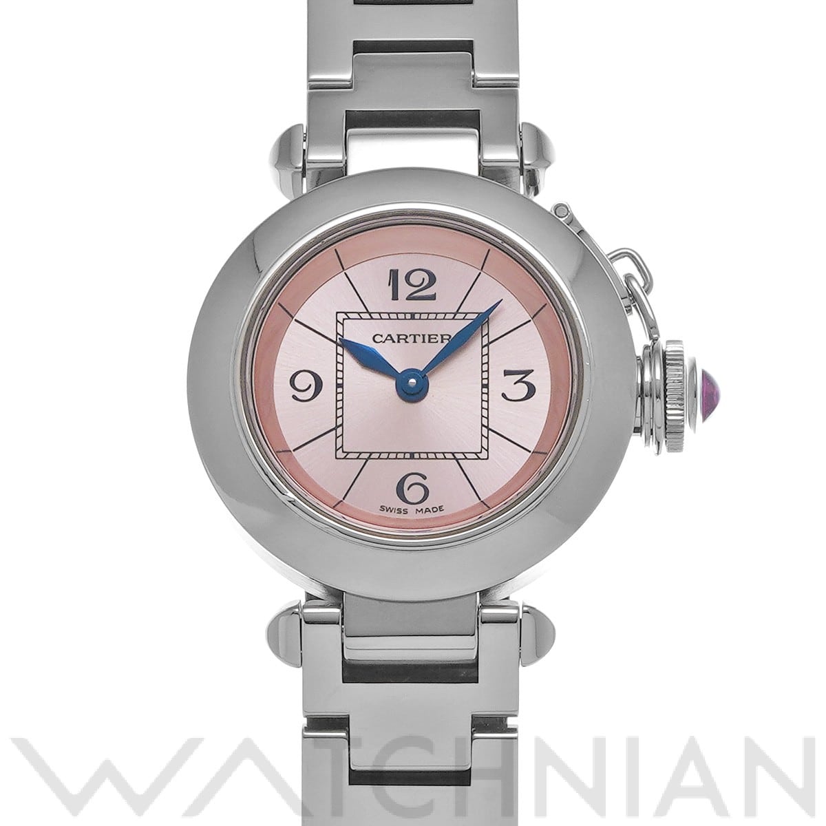 カルティエ ミスパシャ W3140008 ピンク レディース 時計 【中古】【wristwatch】