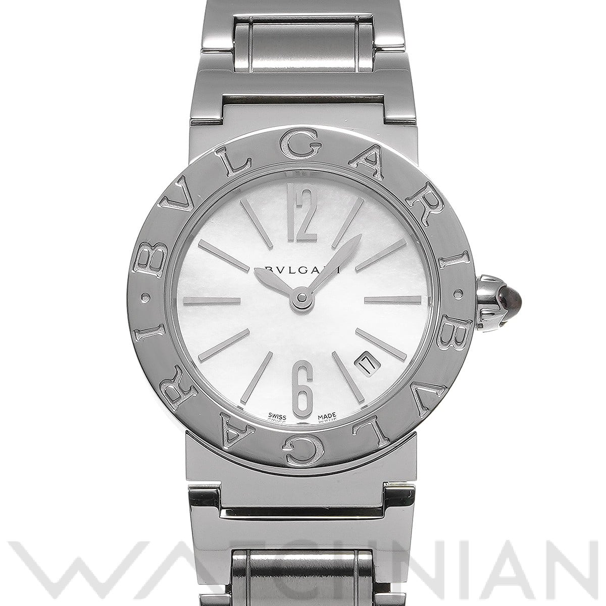 ブルガリ ブルガリブルガリ BBL26S ホワイトシェル レディース 時計 【中古】【wristwatch】
