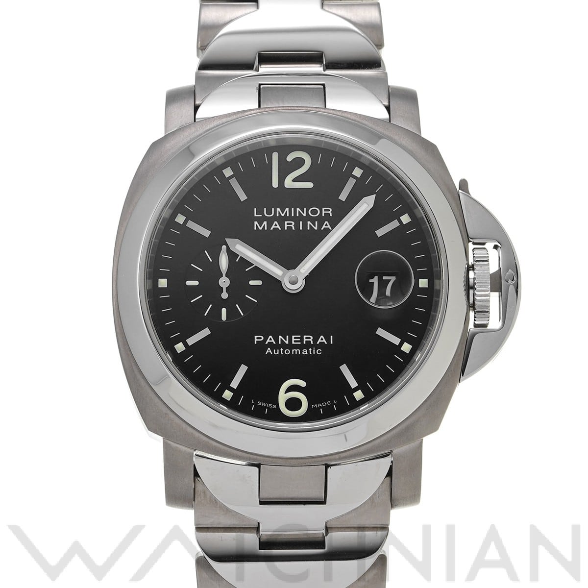 パネライ ルミノールマリーナ PAM00165 ブラック メンズ 時計 【中古】【wristwatch】