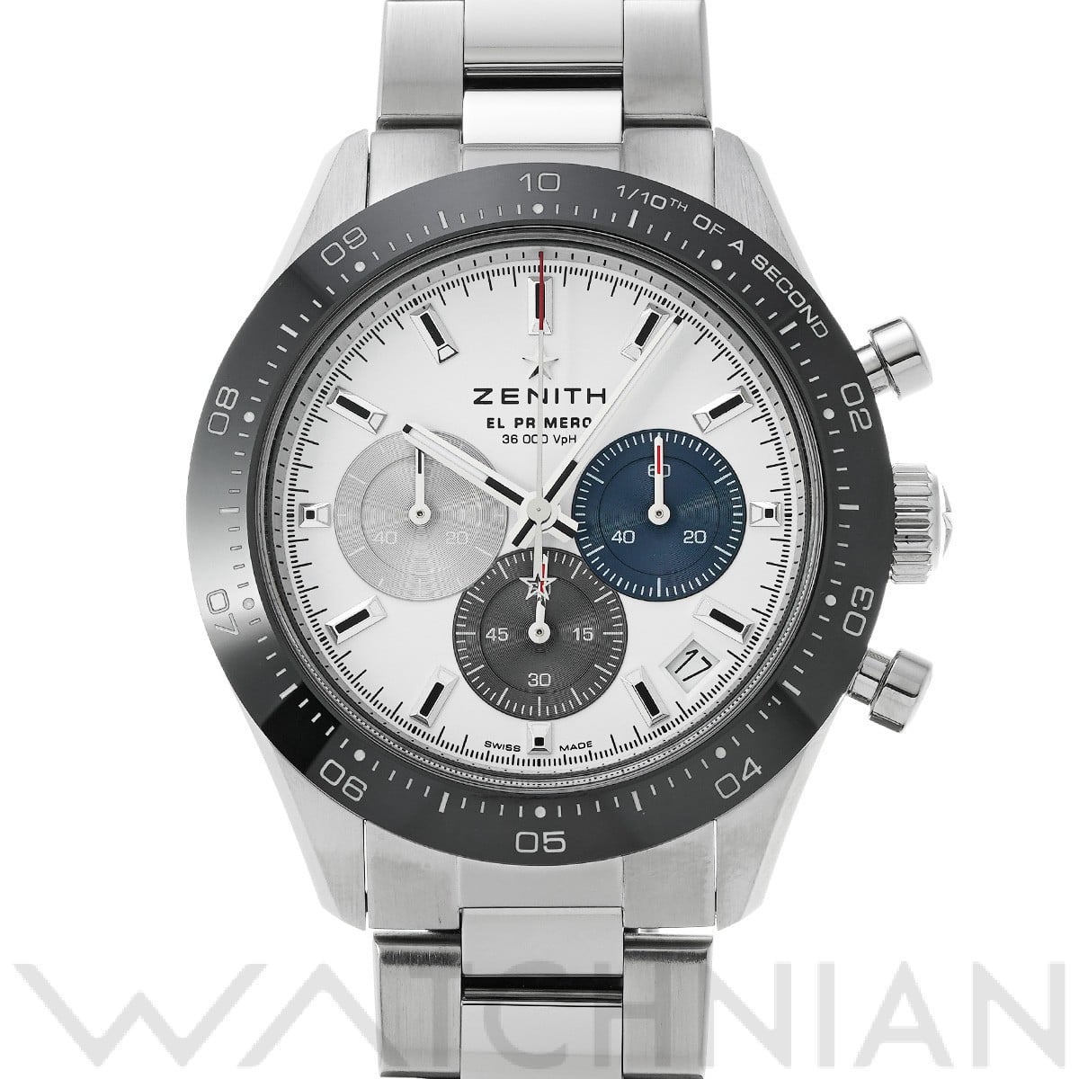 ゼニス クロノマスター スポーツ エル・プリメロ 03.3100.3600/69.M3100 ホワイトマット メンズ 時計 【中古】【wristwatch】
