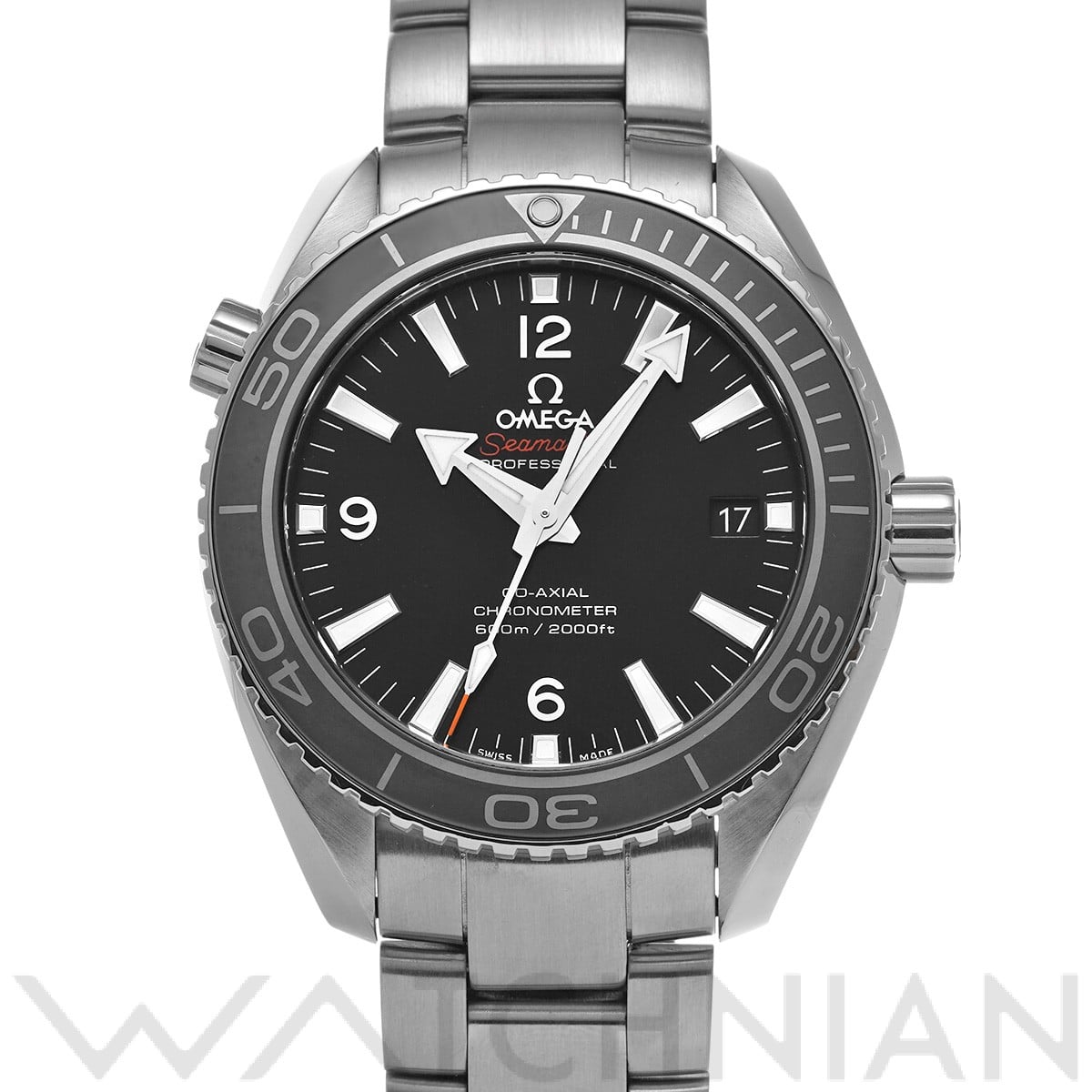 オメガ シーマスター プラネットオーシャン 600 コーアクシャル 232.30.42.21.01.001 ブラック ユニセックス 時計 【中古】【wristwatch】