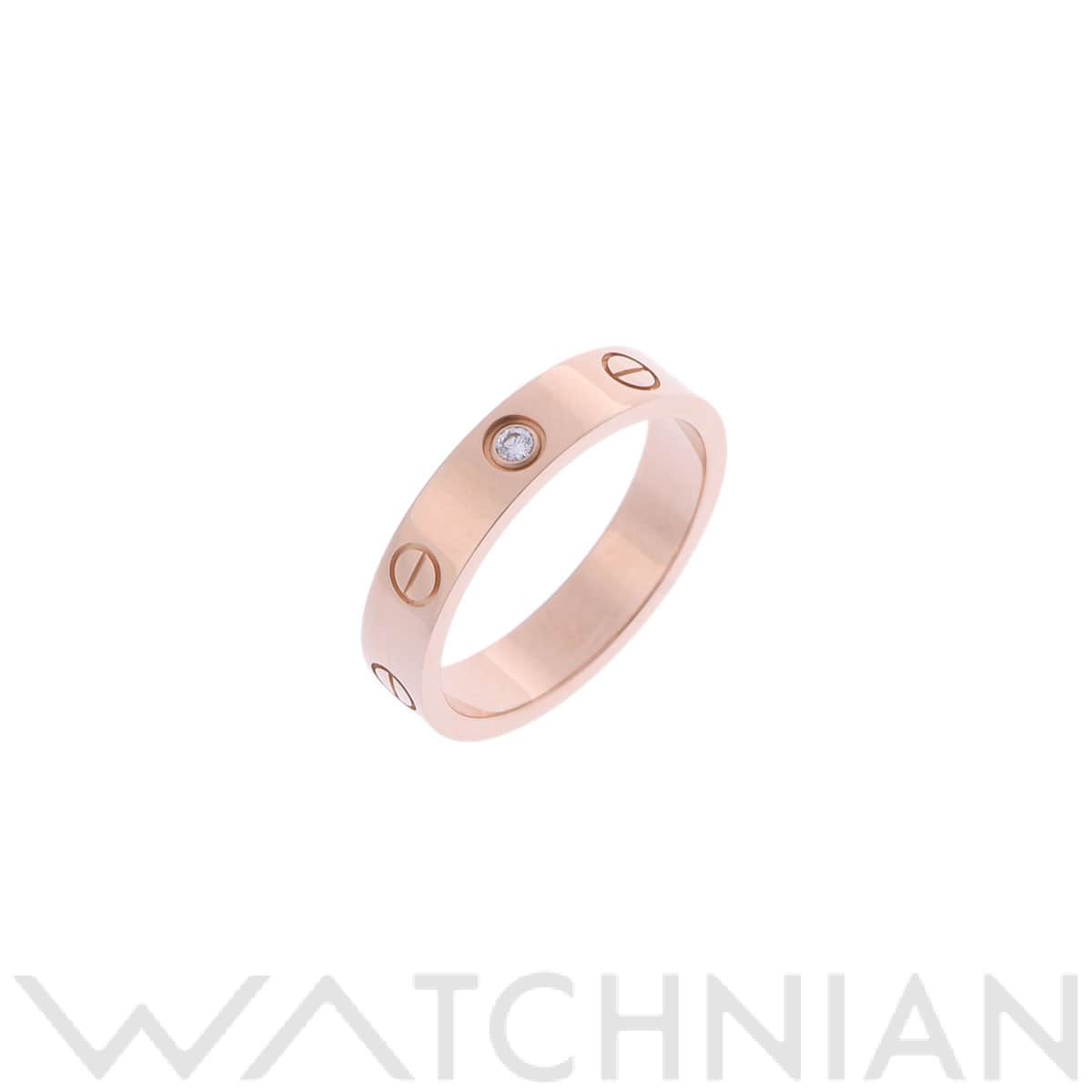 カルティエ ミニラブリング #52 1PD ゴールド K18ピンクゴールド PG レディース ジュエリー 【中古】【jewelry】