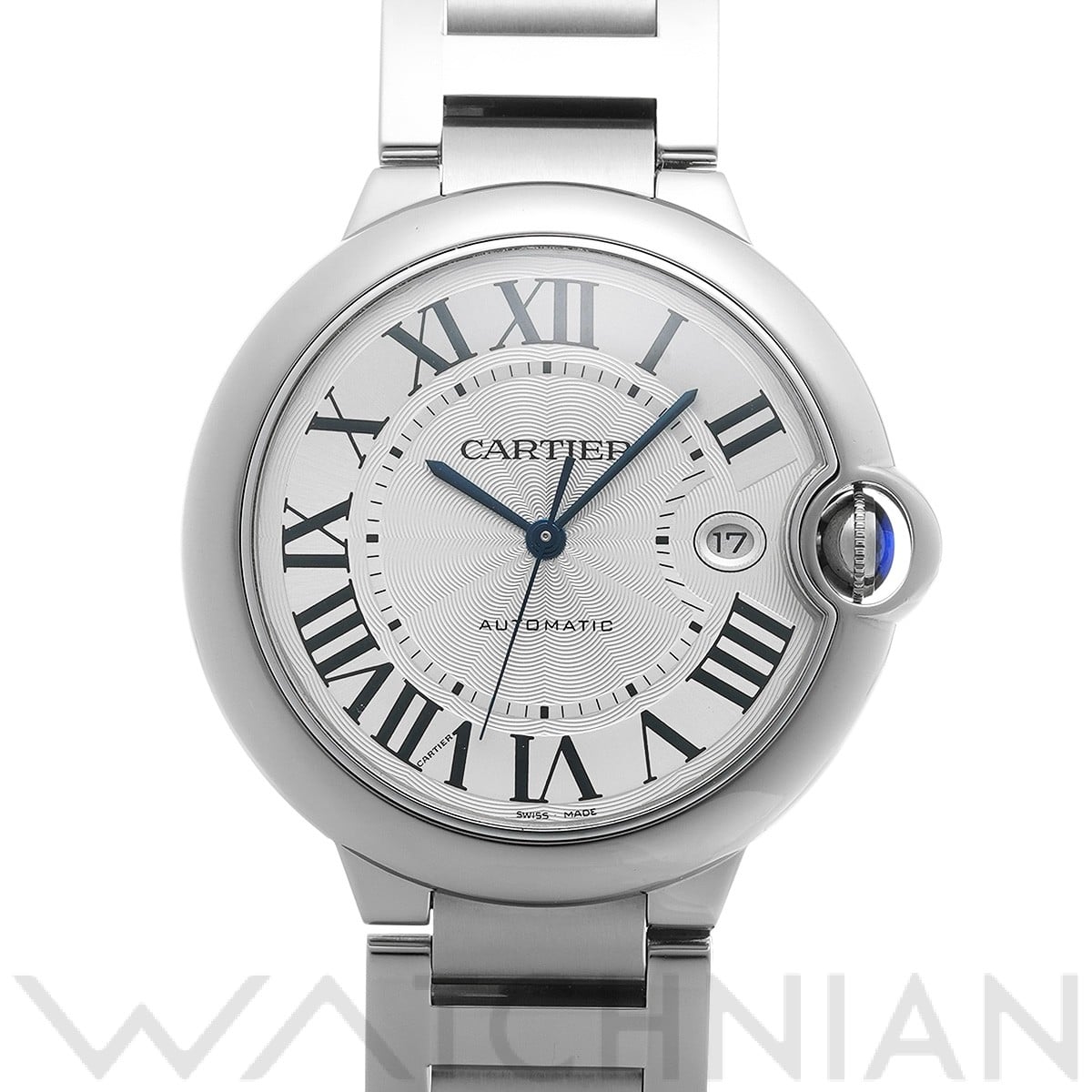 カルティエ バロンブルー W69012Z4 シルバー メンズ 時計 【中古】【wristwatch】