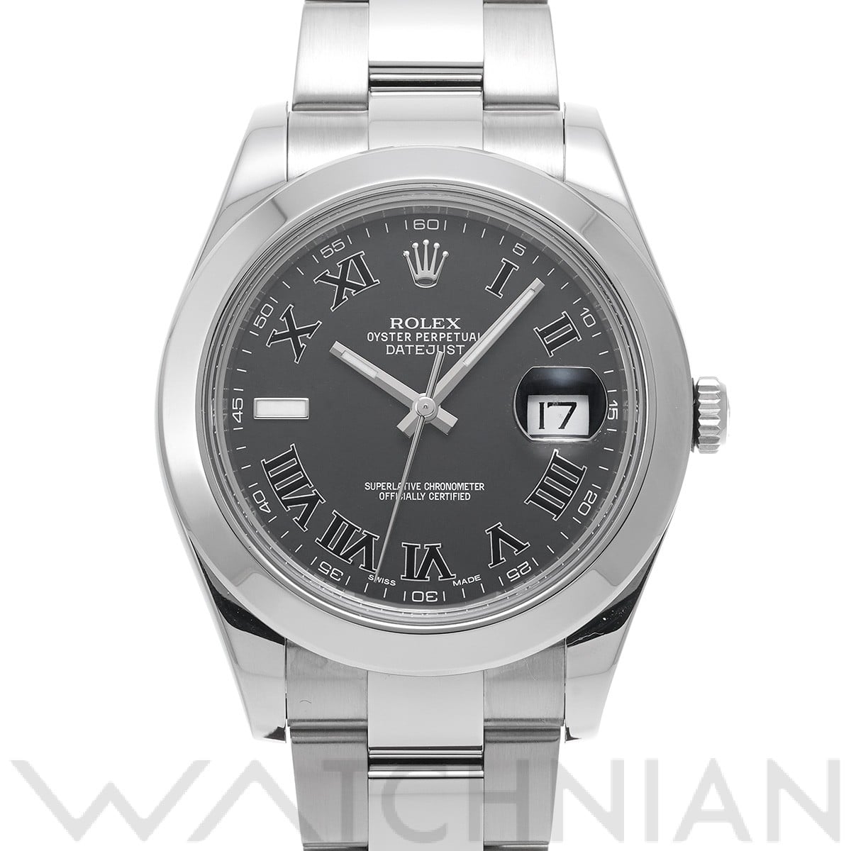 ロレックス デイトジャスト II 116300 ブラック メンズ 時計 【中古】【wristwatch】