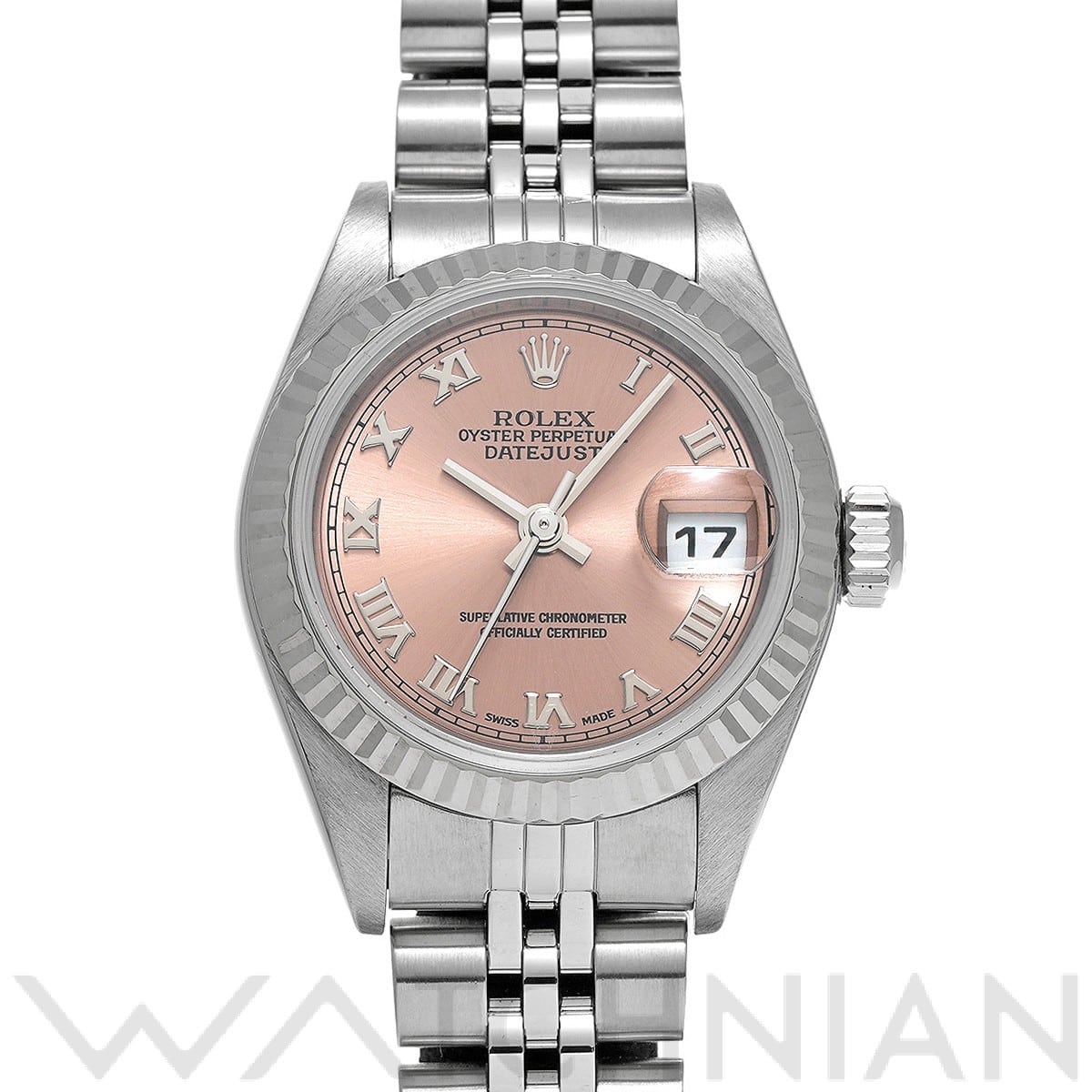 ロレックス デイトジャスト 79174 ピンク レディース 時計 【中古】【wristwatch】