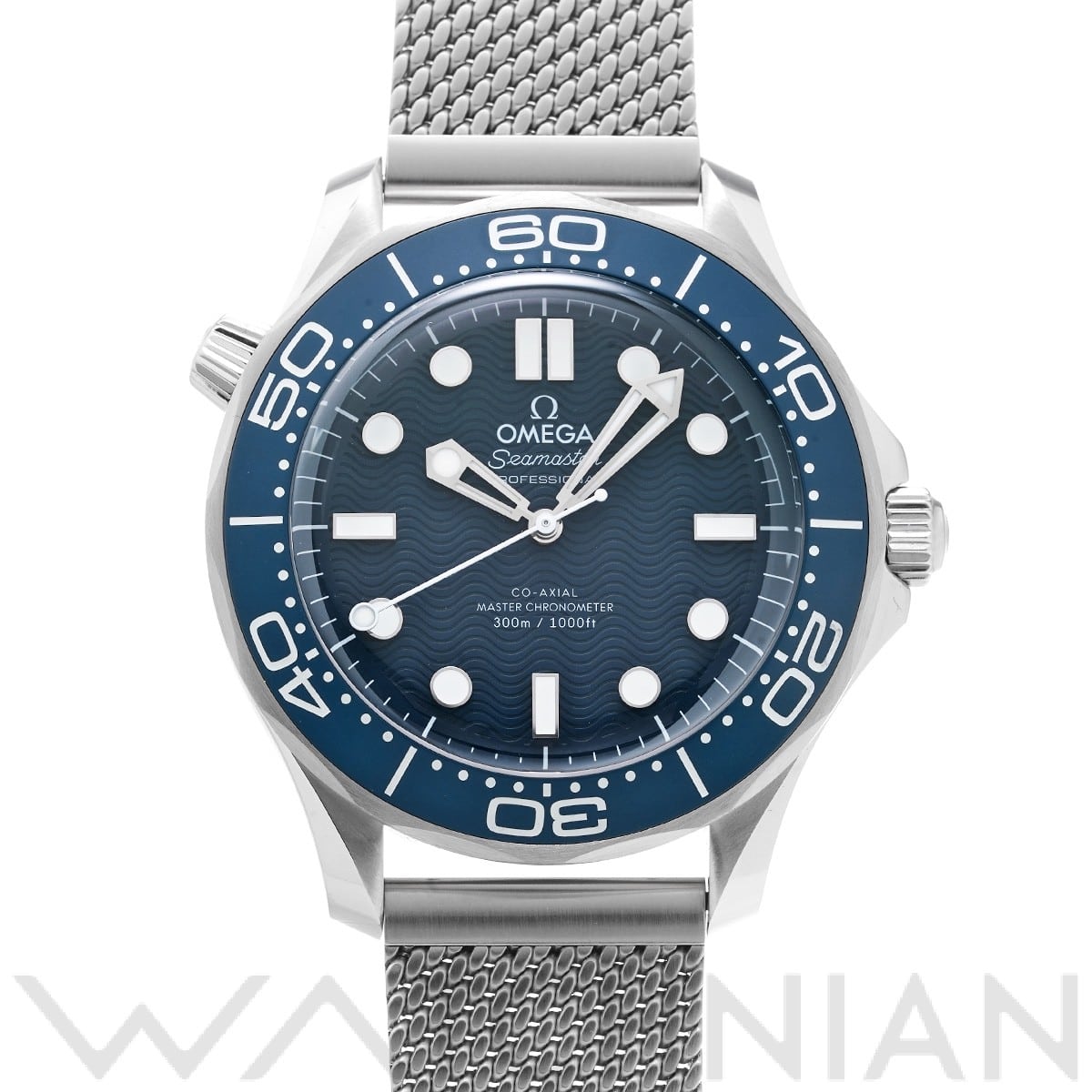 オメガ シーマスター ダイバー300 コーアクシャル マスタークロノメーター ジェームズ・ボンド 60th 210.30.42.20.03.002 ブルー メンズ 時計 【未使用】【wristwatch】