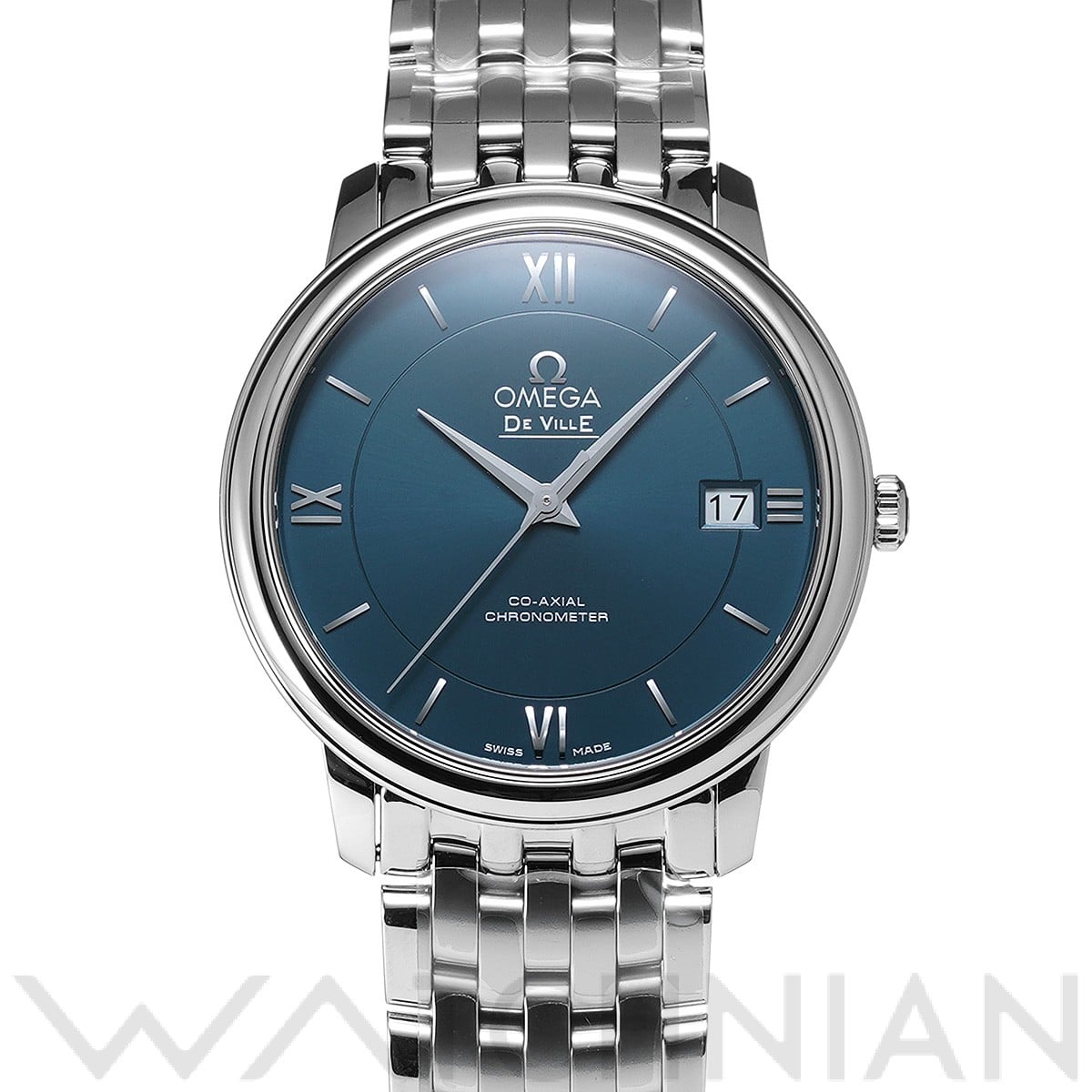 オメガ / OMEGA デ・ヴィル プレステージ コーアクシャル 424.10.37.20.03.001 ブルー メンズ 時計 【新品】【wristwatch】