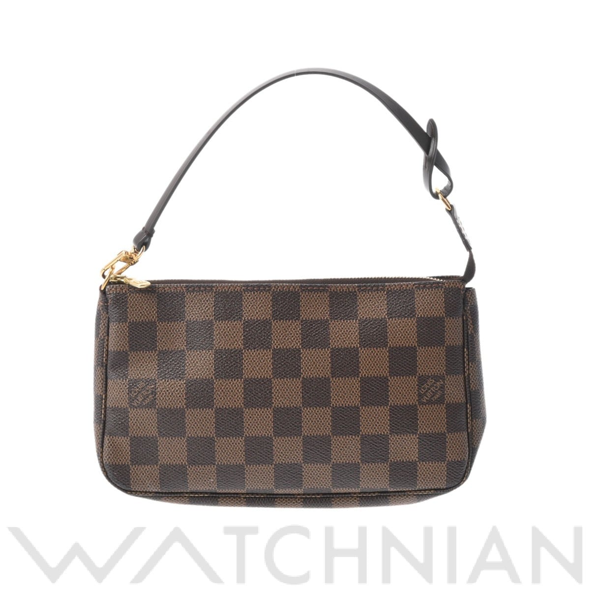 ルイ ヴィトン ダミエ ポシェットアクセソワール ブラウン N51985 ダミエキャンバス レディース 【中古】【bag】