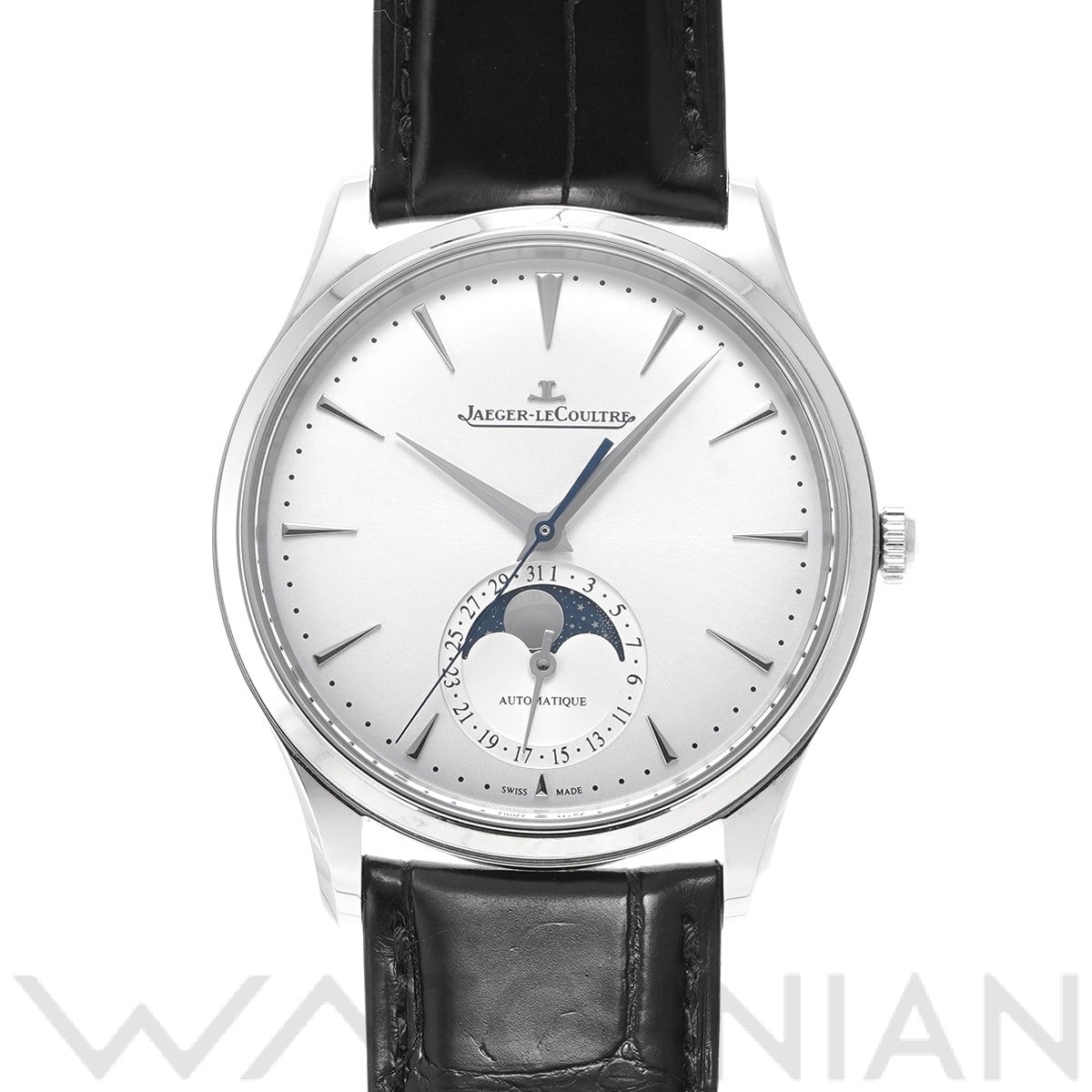 ジャガー ルクルト マスター ウルトラスリム ムーン Q1368430 シルバーグレー メンズ 時計 【中古】【wristwatch】