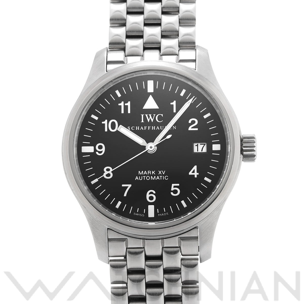 IWC パイロットウォッチ マーク XV IW325307 ブラック メンズ 時計 【中古】【wristwatch】