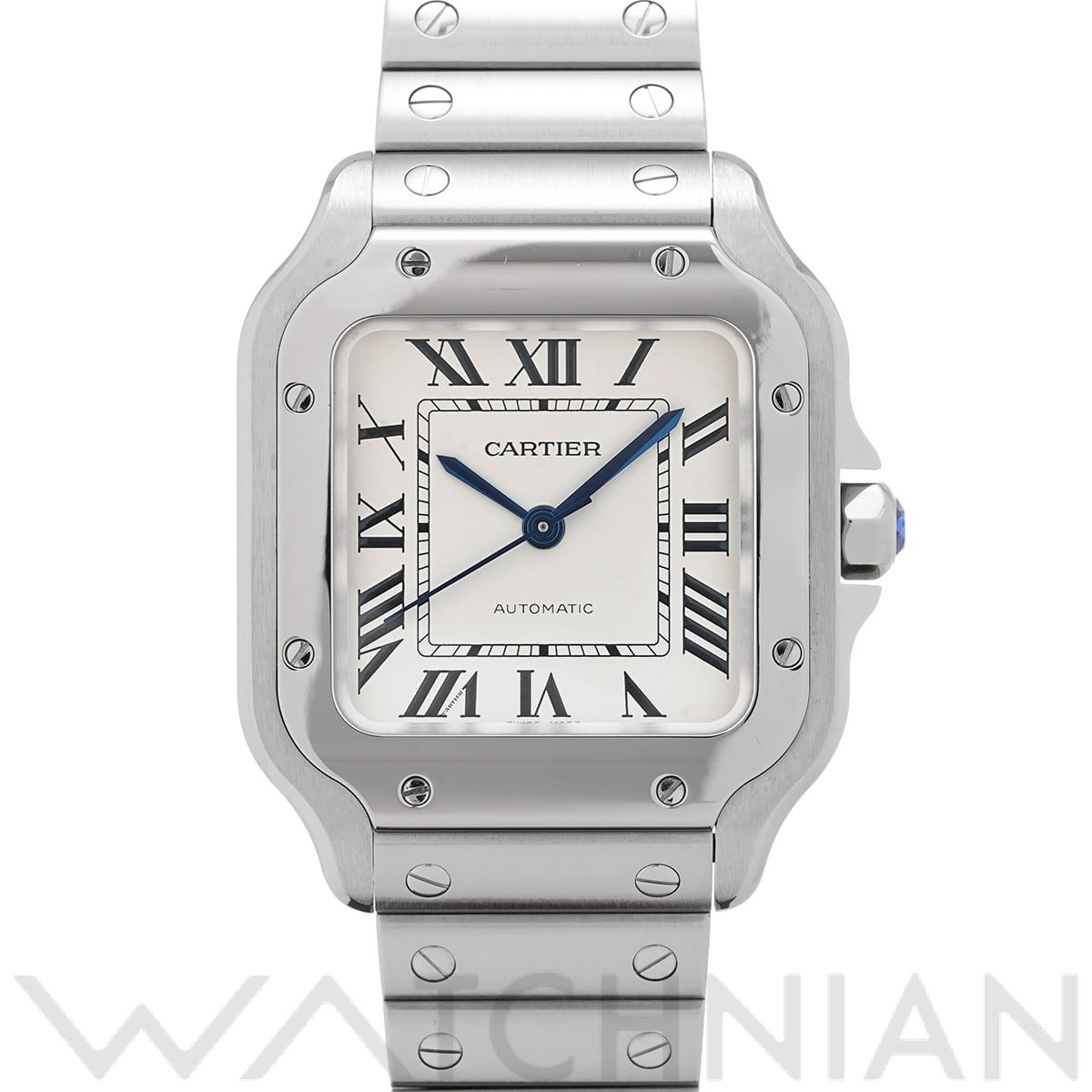 カルティエ サントス ドゥ カルティエ MM WSSA0010 シルバー ユニセックス 時計 【中古】【wristwatch】