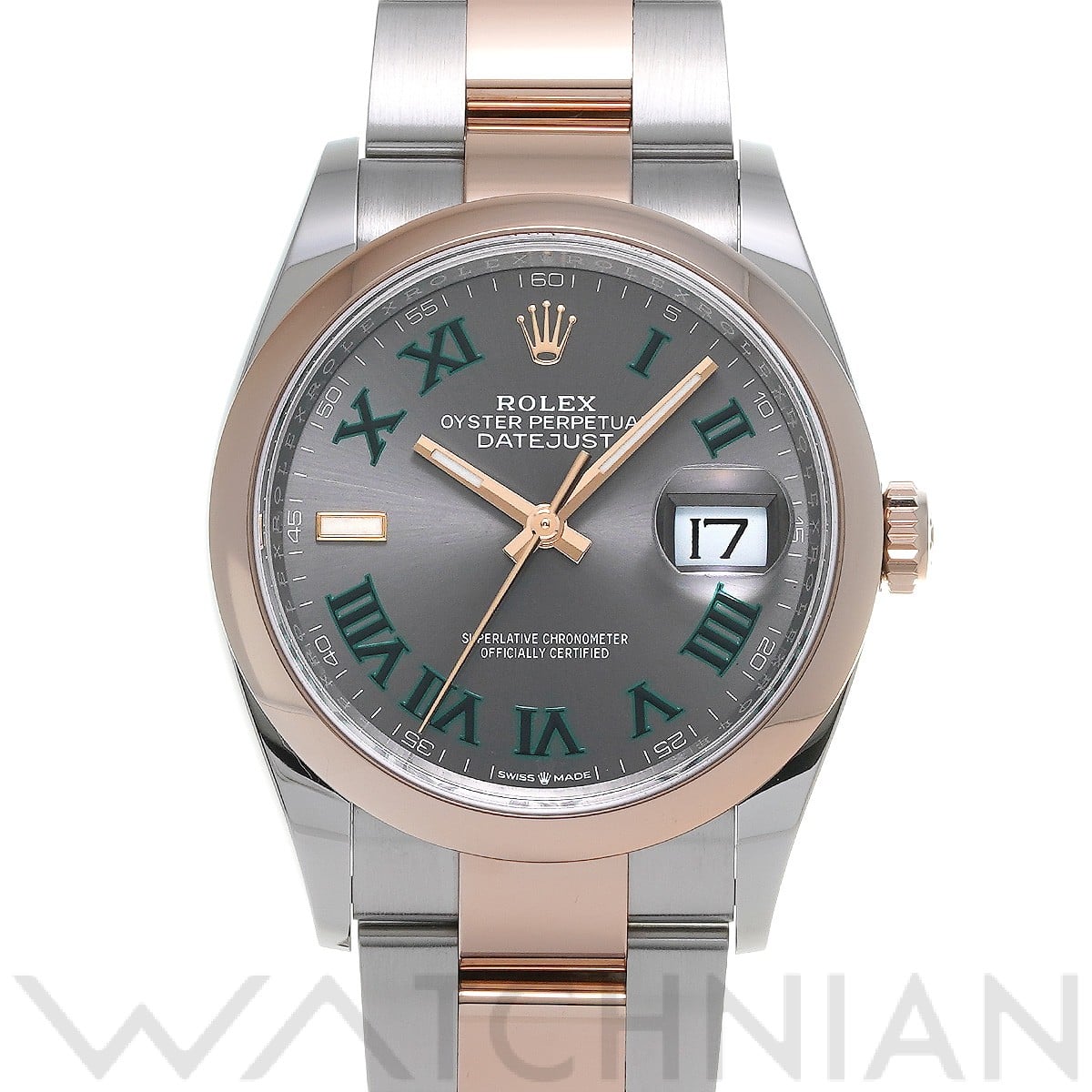 ロレックス デイトジャスト 36 126201 スレート メンズ 時計 【中古】【wristwatch】