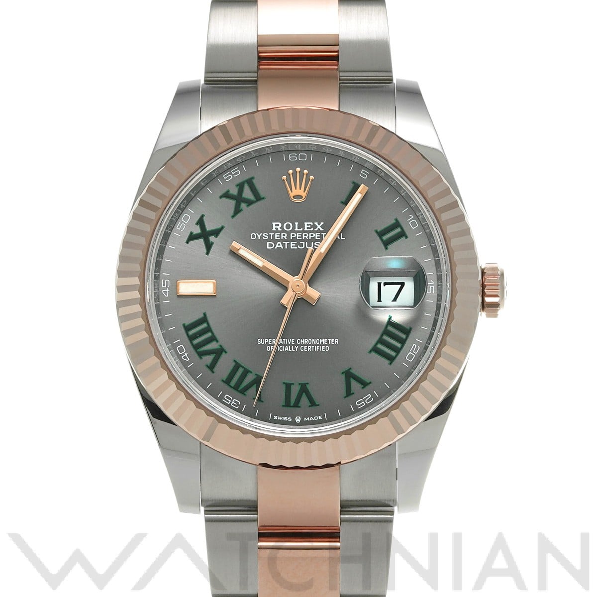 ロレックス デイトジャスト 41 126331 スレート メンズ 時計 【中古】【wristwatch】