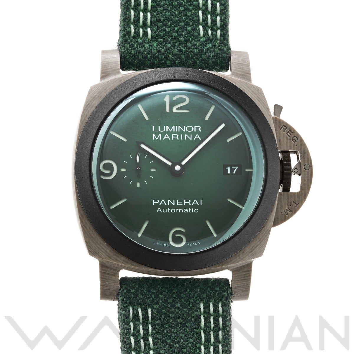パネライ / PANERAI ルミノールマリーナ 1950 ギヨーム ネリー エディション PAM01120 グリーン メンズ 時計 【中古】【wristwatch】