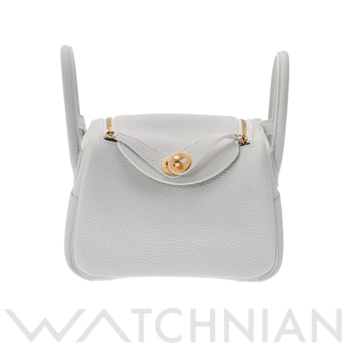 エルメス リンディ ミニ ニューホワイト/ゴールド金具 トリヨンクレマンス レディース バッグ 【未使用】【bag】