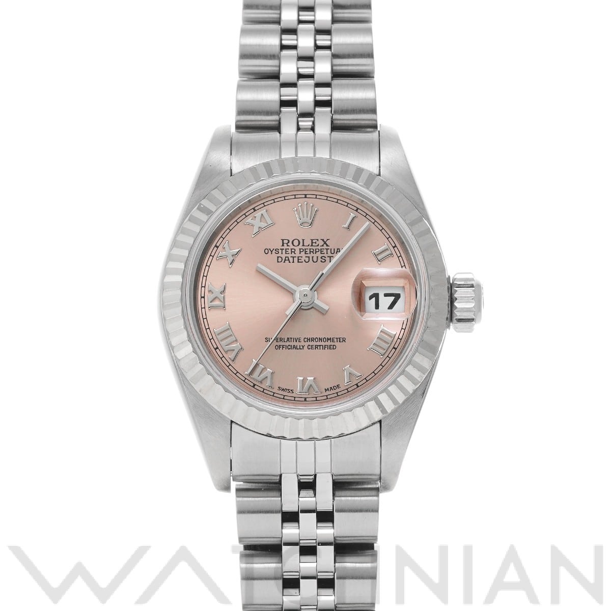 ロレックス デイトジャスト 26 79174 ピンク レディース 時計 【中古】【wristwatch】