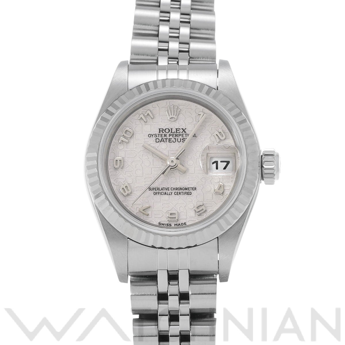 ロレックス デイトジャスト 79174 アイボリーコンピュータ レディース 時計 【中古】【wristwatch】