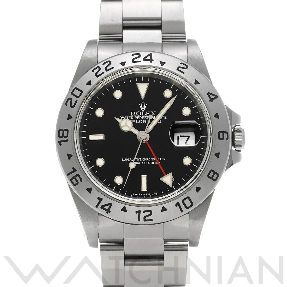 ロレックス エクスプローラーII 16570 ブラック メンズ 時計 【中古】【wristwatch】