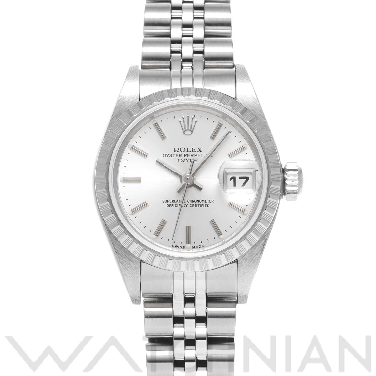 ロレックス オイスターパーペチュアル デイト 79240 シルバー レディース 時計 【中古】【wristwatch】