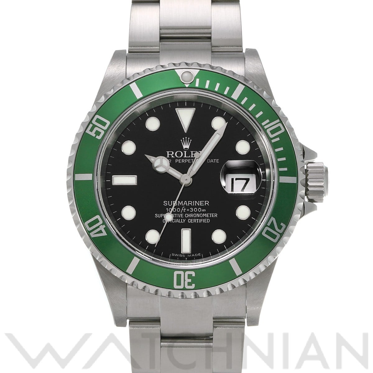 ロレックス サブマリーナ デイト 16610LV ブラック メンズ 時計 【中古】【wristwatch】