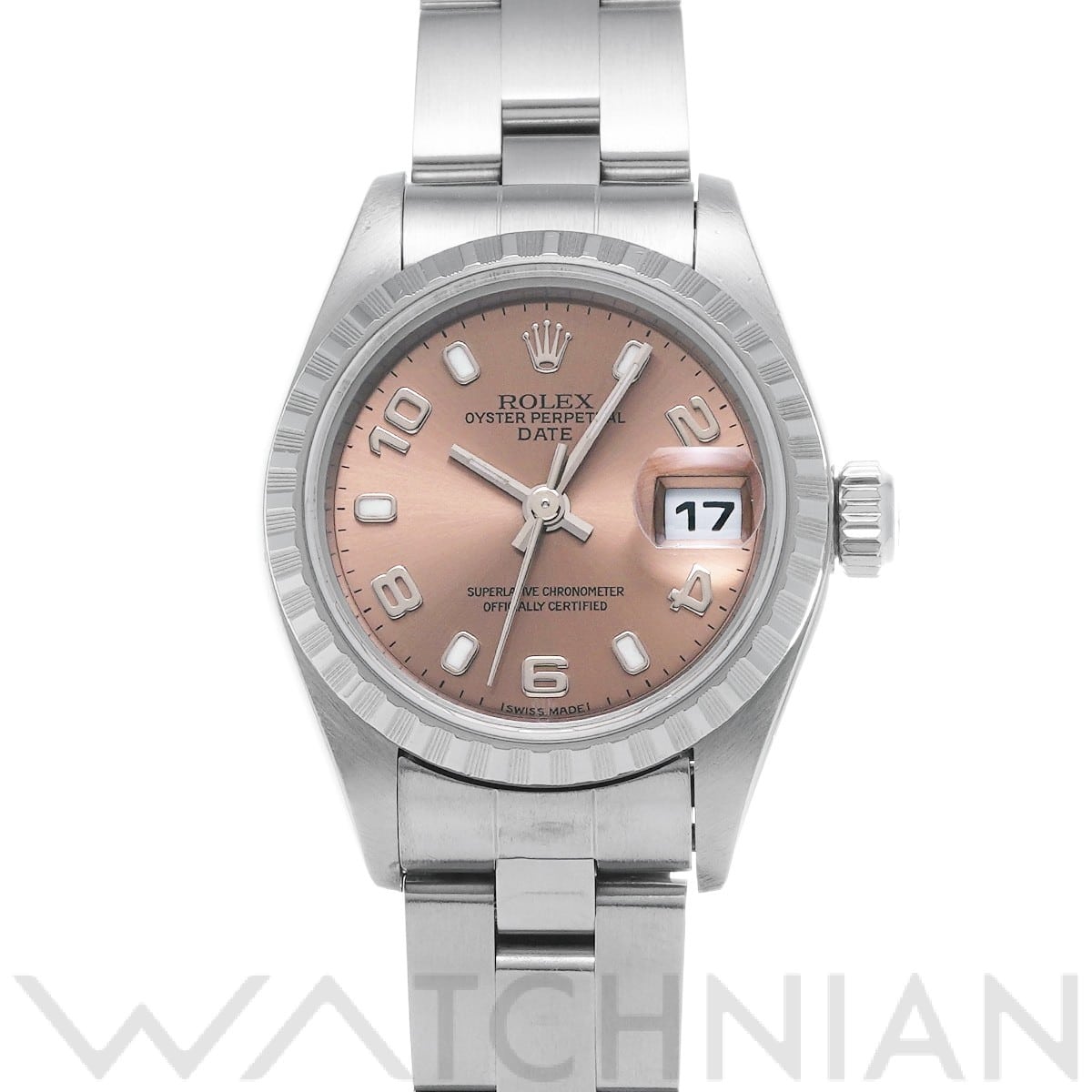 ロレックス オイスターパーペチュアル デイト 79240 ピンク レディース 時計 【中古】【wristwatch】