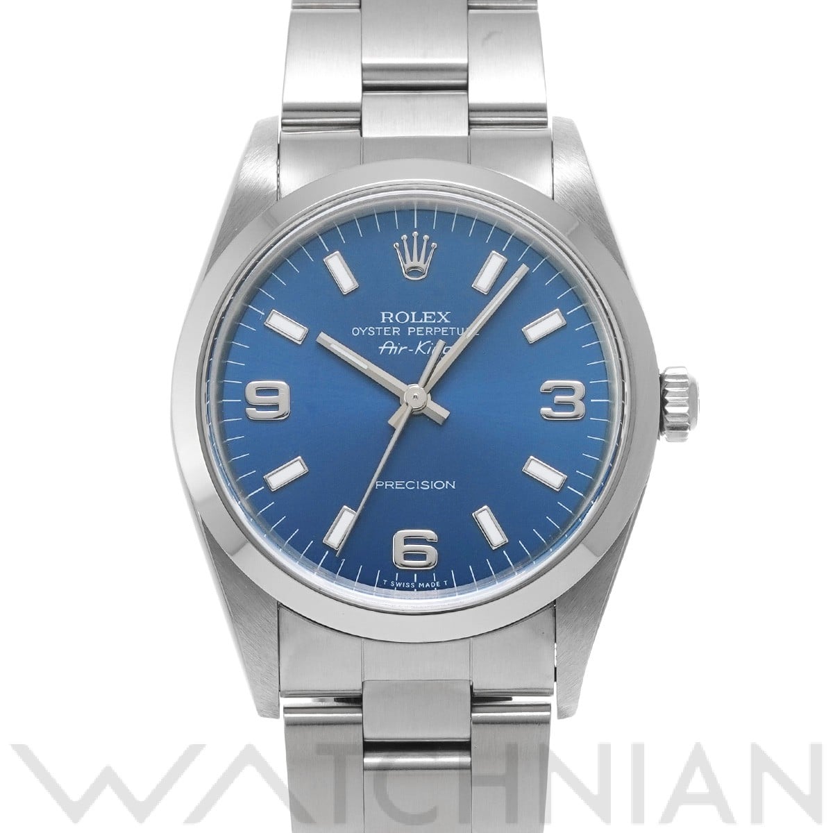 ロレックス エアキング 14000 ブルー メンズ 時計 【中古】【wristwatch】