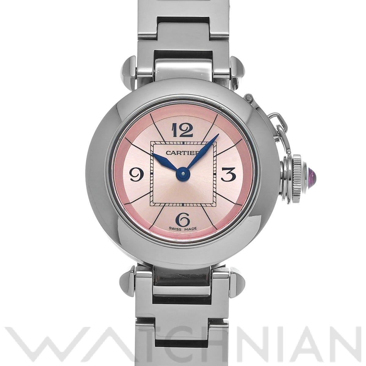 カルティエ ミスパシャ W3140008 ピンク レディース 時計 【中古】【wristwatch】