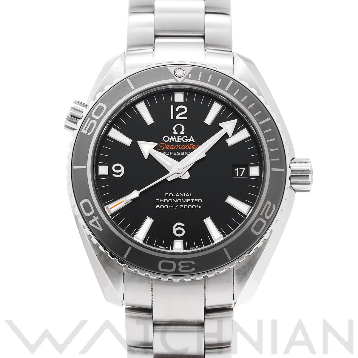 オメガ シーマスター プラネットオーシャン 600 コーアクシャル 232.30.42.21.01.001 ブラック ユニセックス 時計 【中古】【wristwatch】